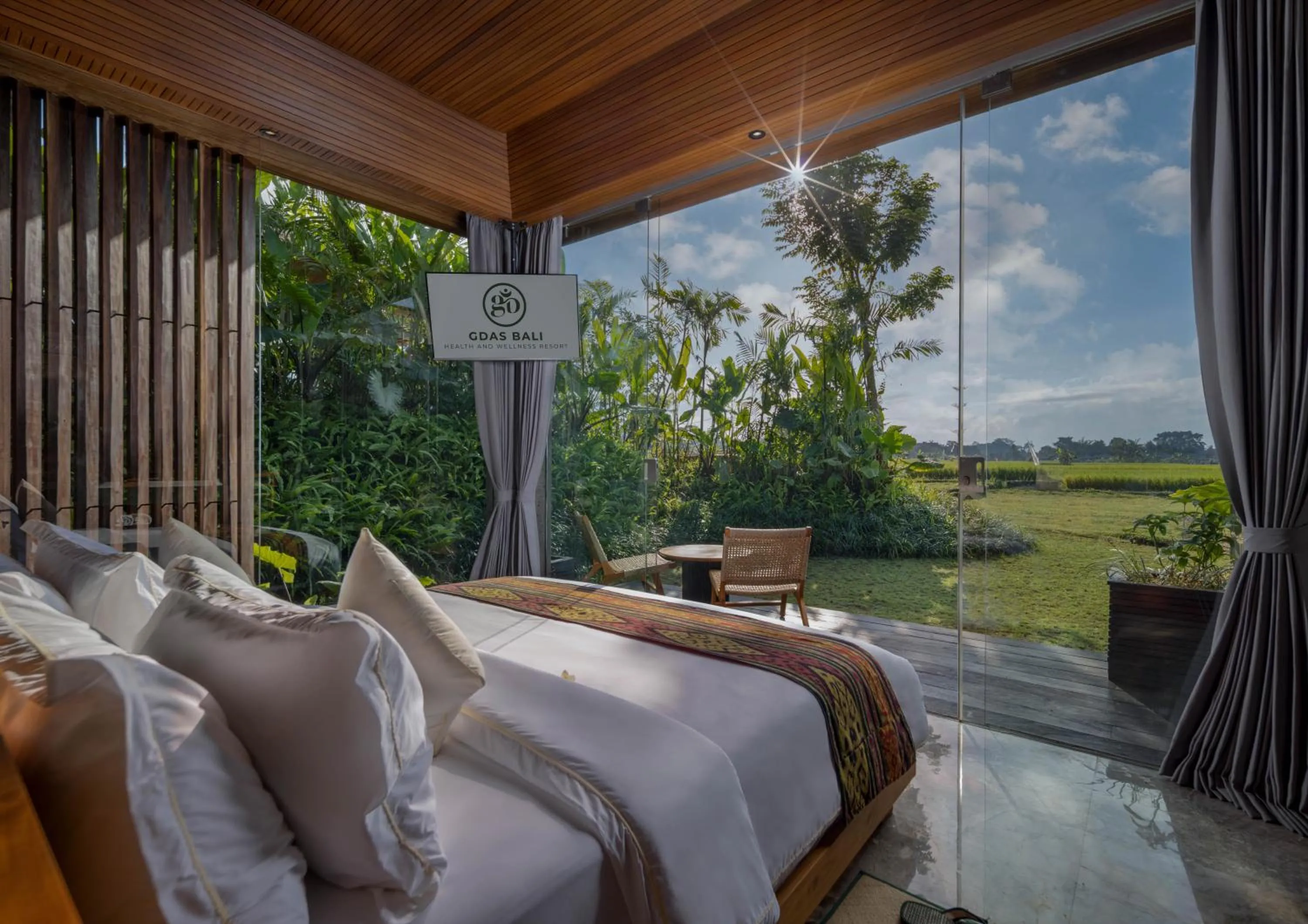 View (from property/room), Bed in Gdas Bali Health and Wellness Resort - Adult Only