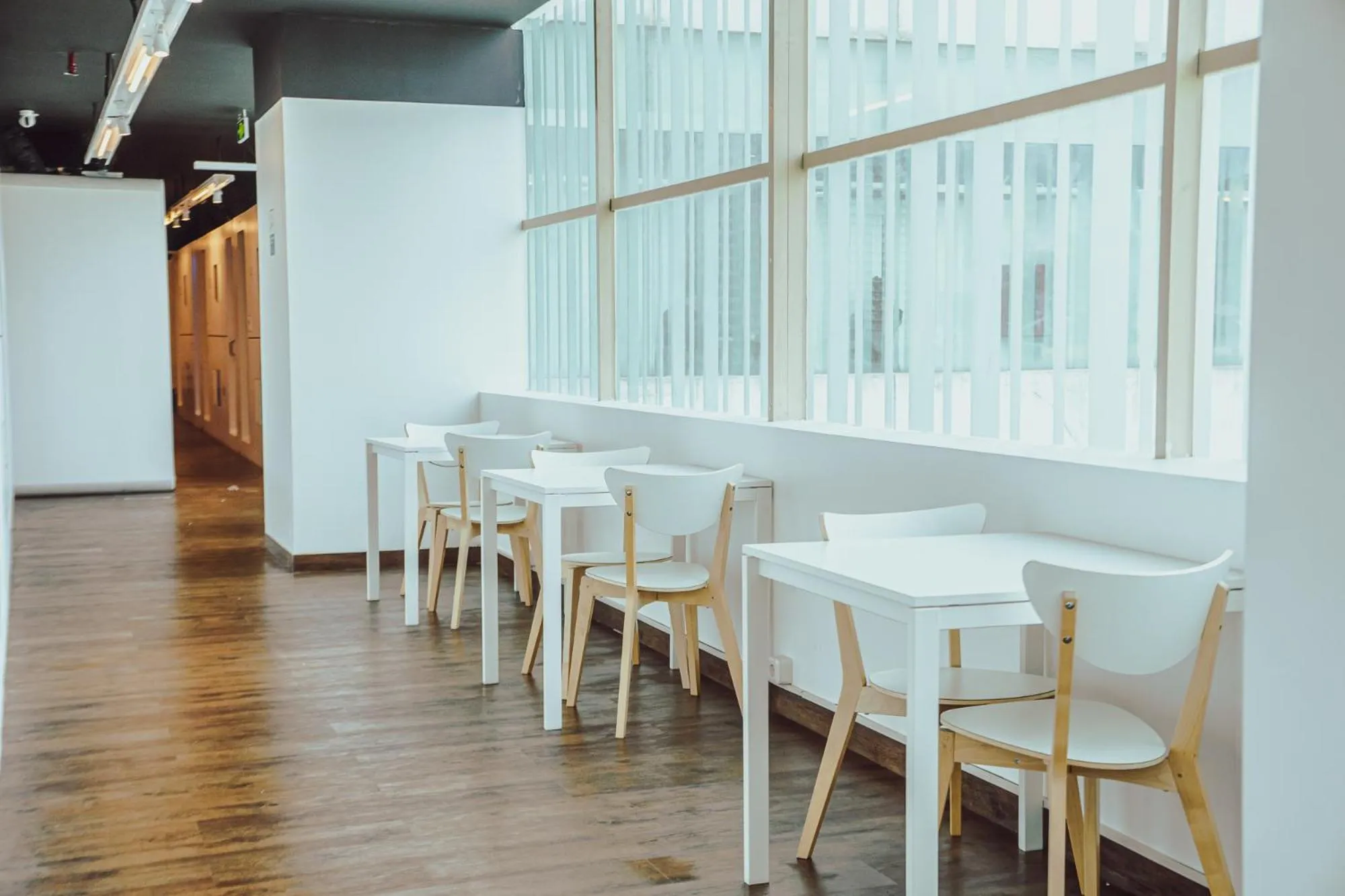 Seating area in Bobopod ITC Kuningan, Jakarta