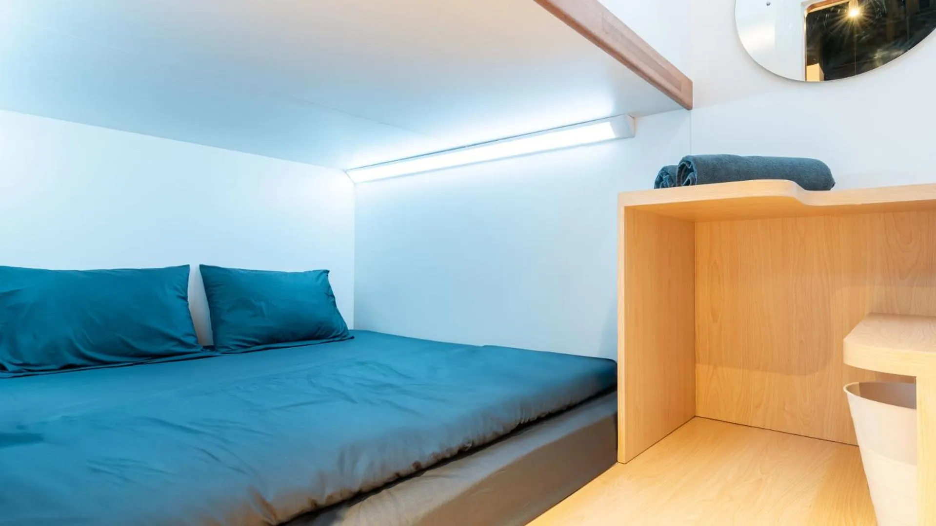 Bedroom, Bed in Bobopod Alun-Alun, Malang