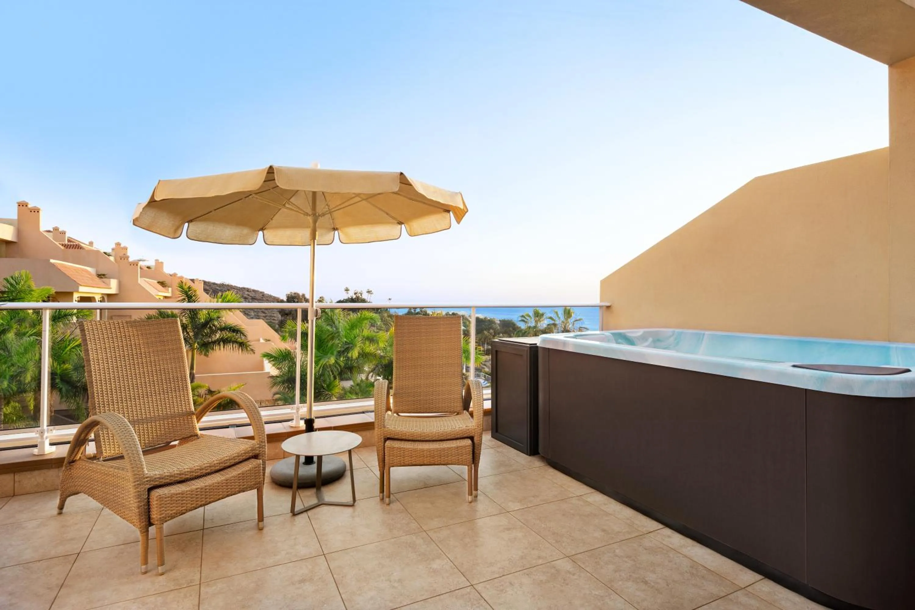 Hot Tub in Wyndham Residences Costa Adeje