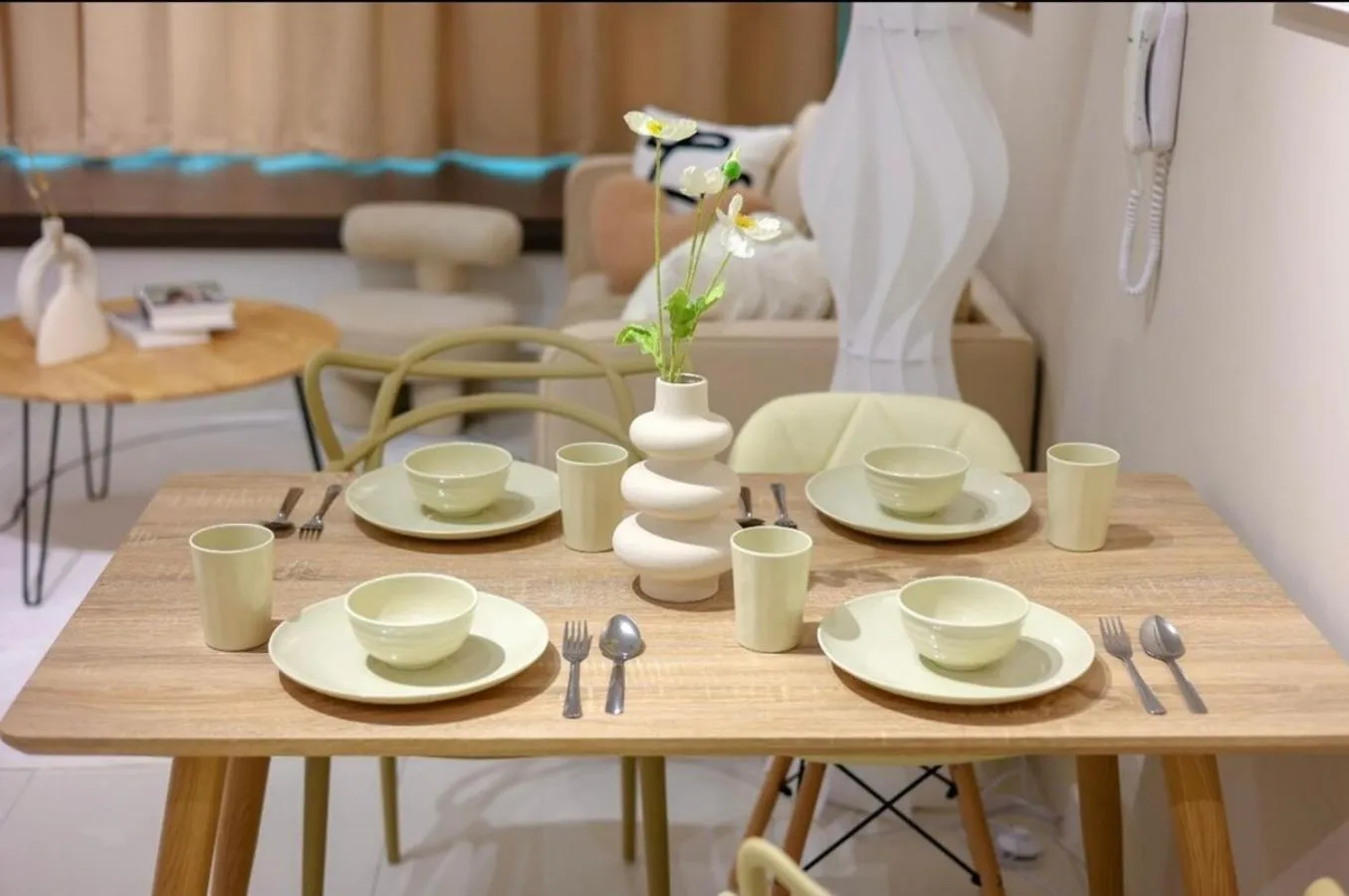 Dining area in Greenfield Residence Bandar Sunway