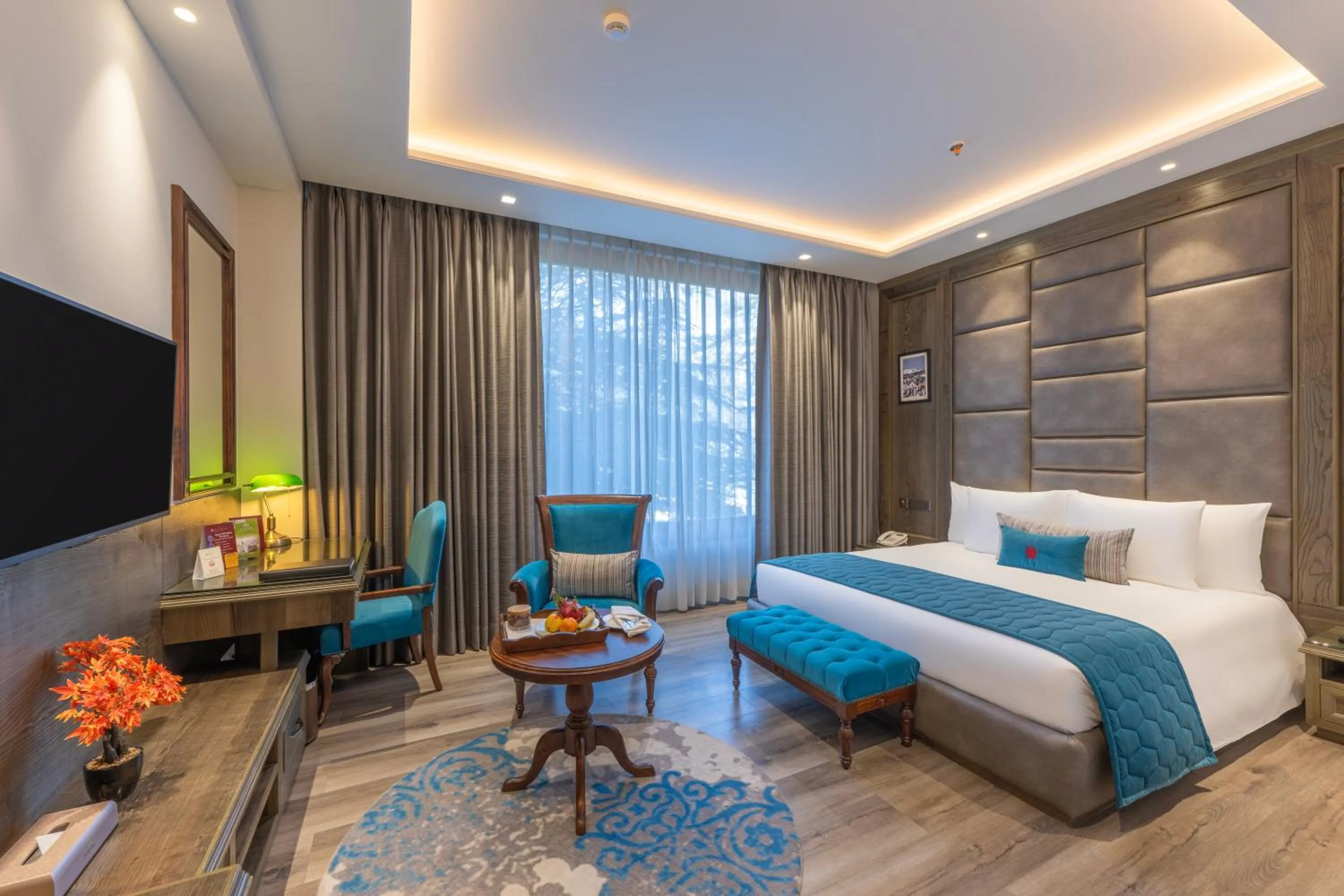 Bedroom, Bed in WelcomHeritage Elysium Resort & Spa