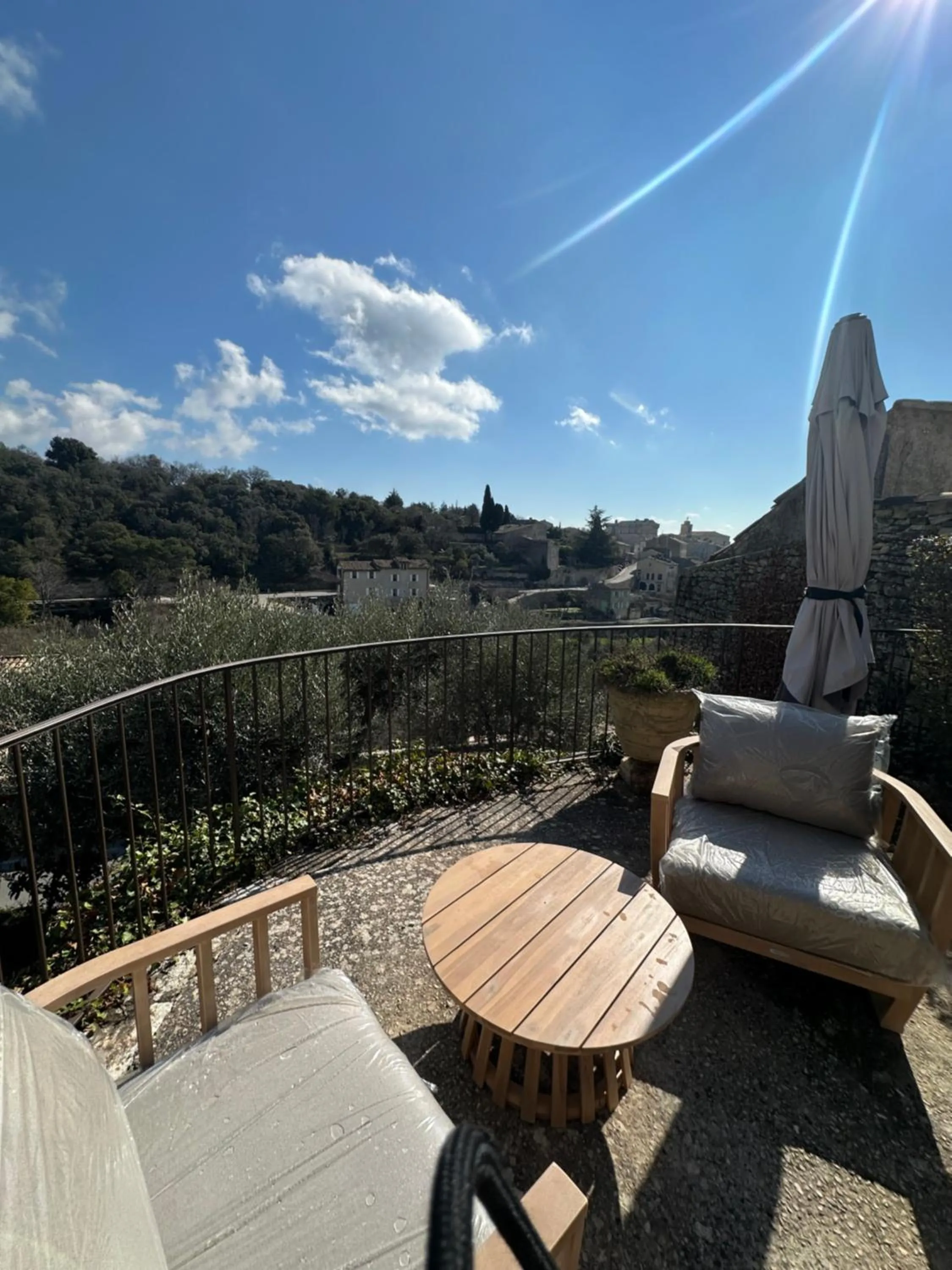 Patio in Mas des Romarins, The Originals Relais