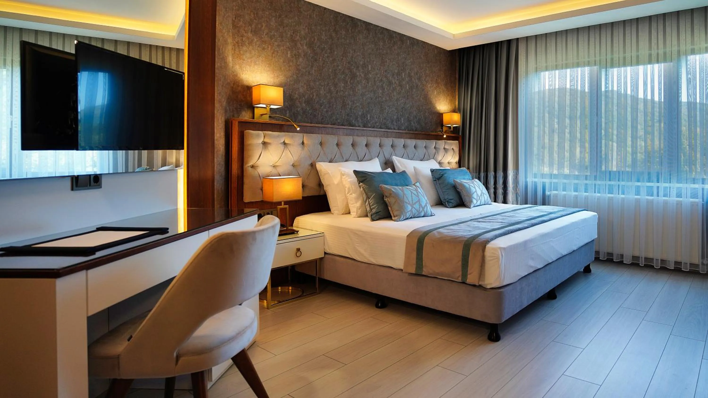 Bed in Vela Verde Hotel & SPA