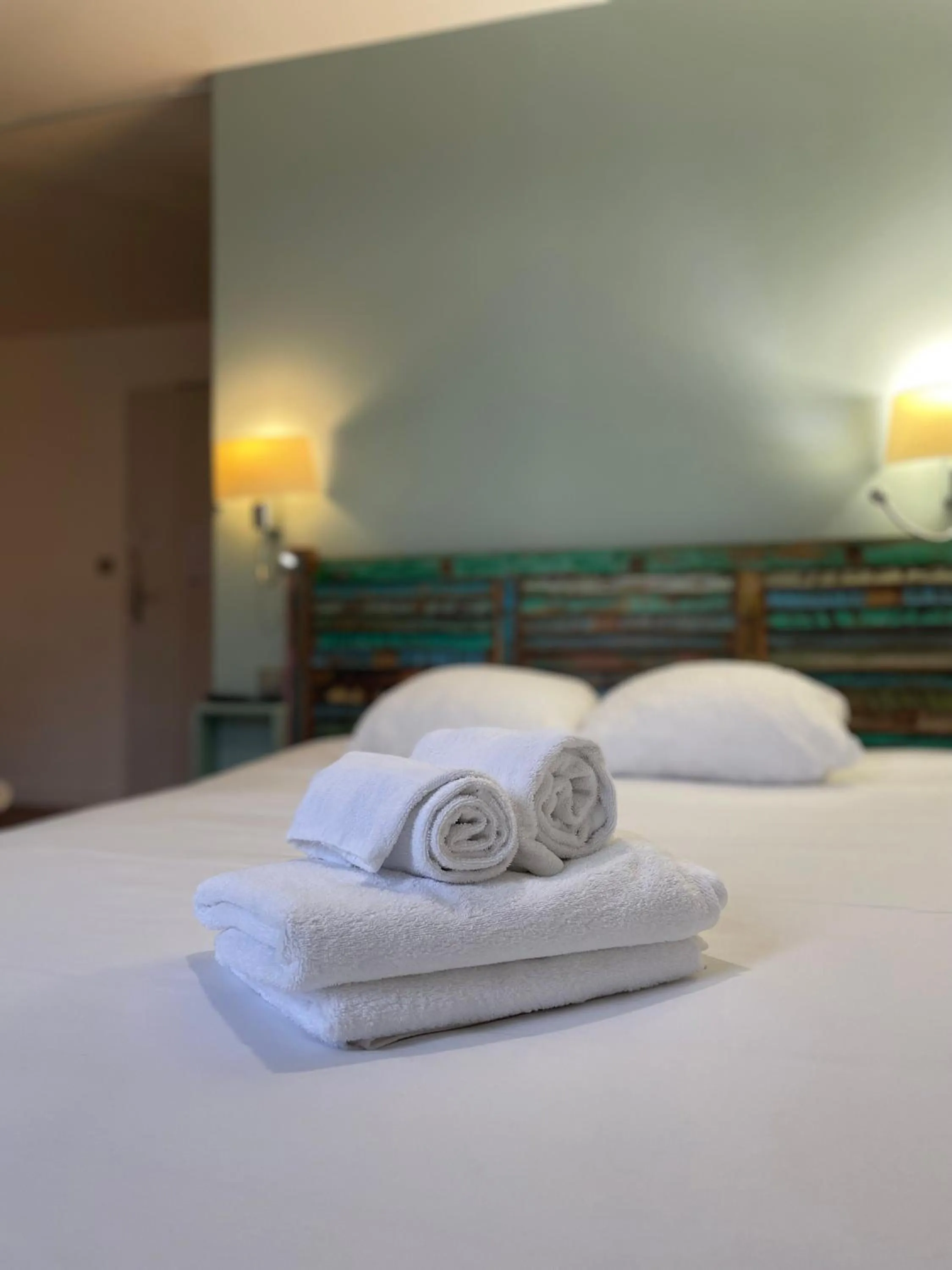 Photo of the whole room, Bed in Garden Hotel Rennes Centre Gare