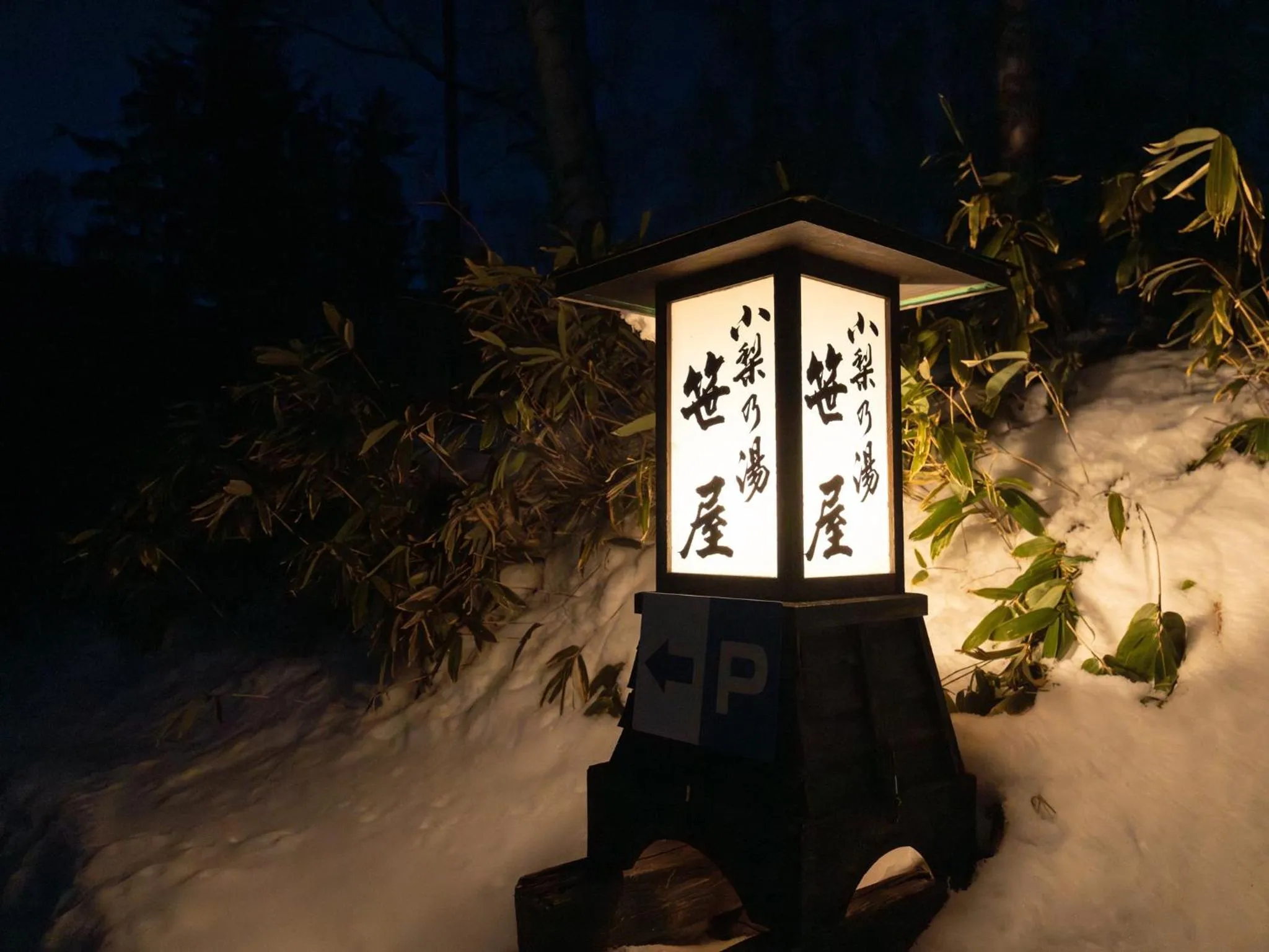 Property building in Konashi No Yu Sasaya