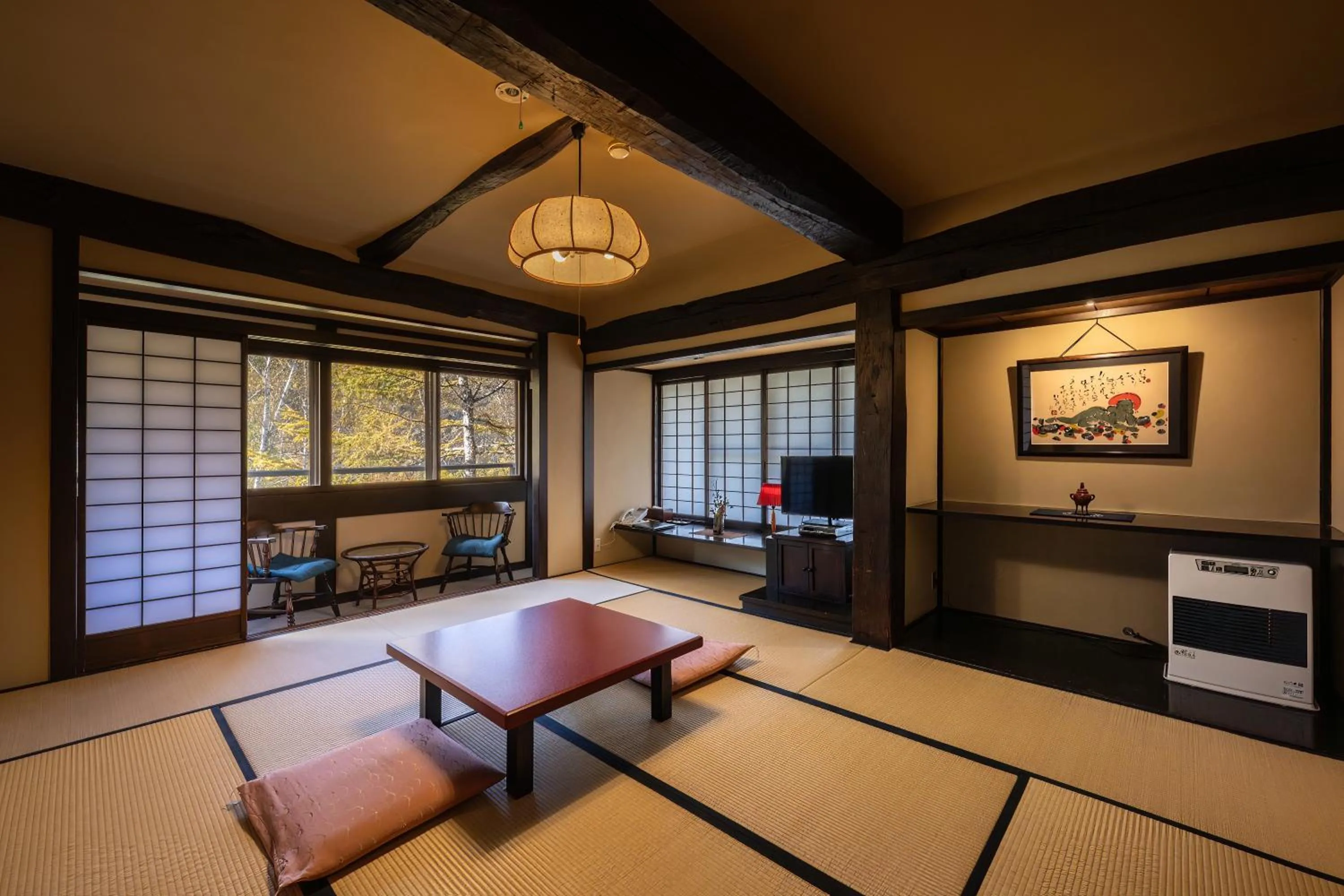 Photo of the whole room, Bed in Konashi No Yu Sasaya