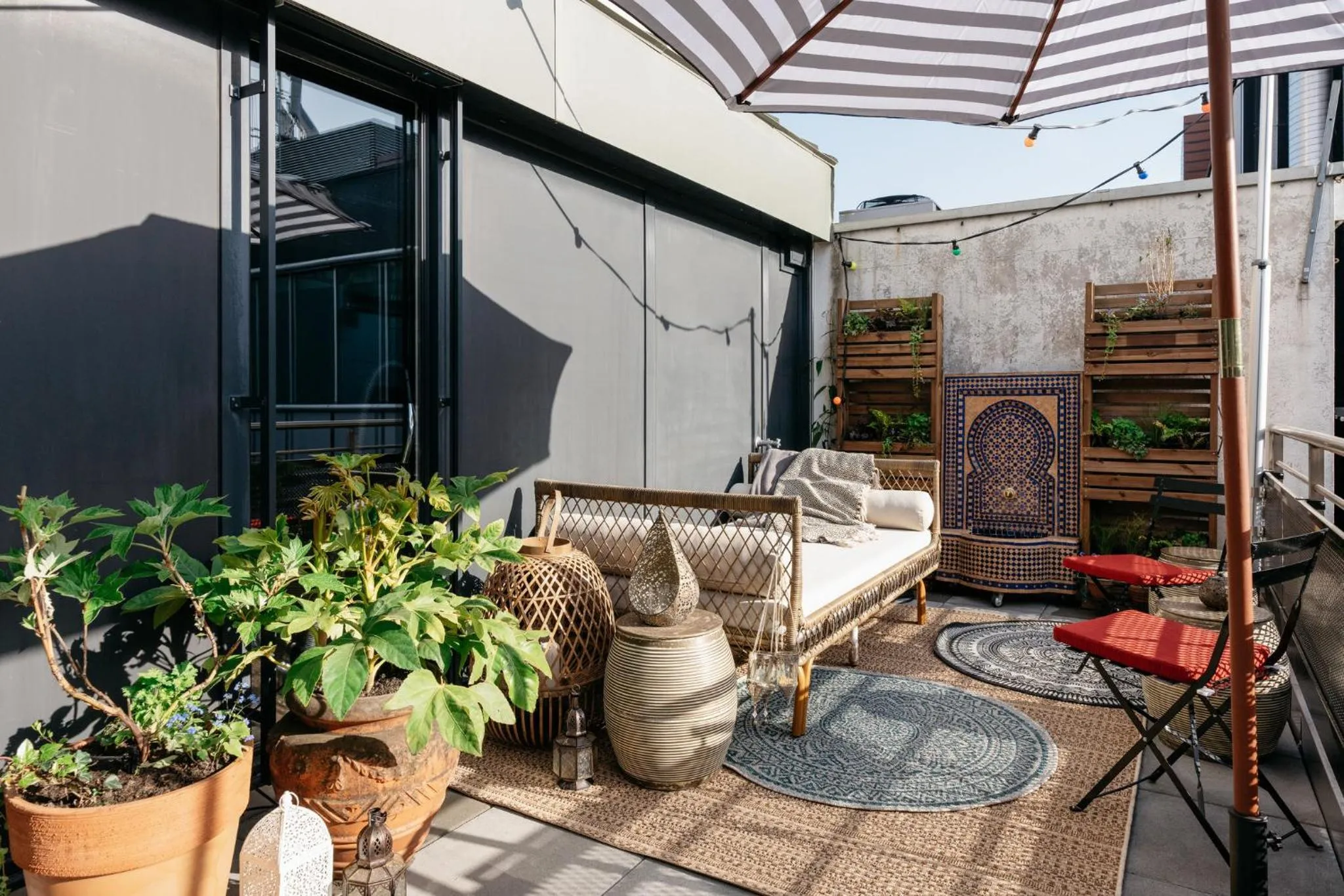 Balcony/Terrace in Ruby Claire Hotel Geneva
