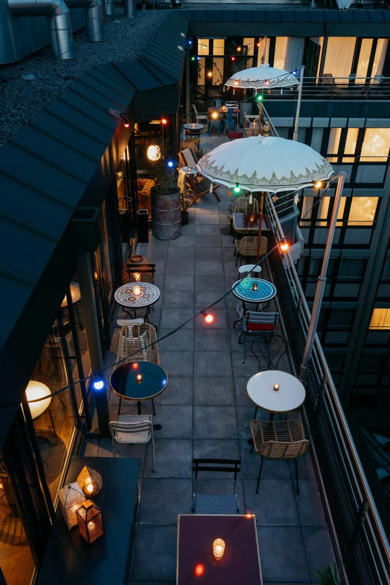 Balcony/Terrace in Ruby Claire Hotel Geneva