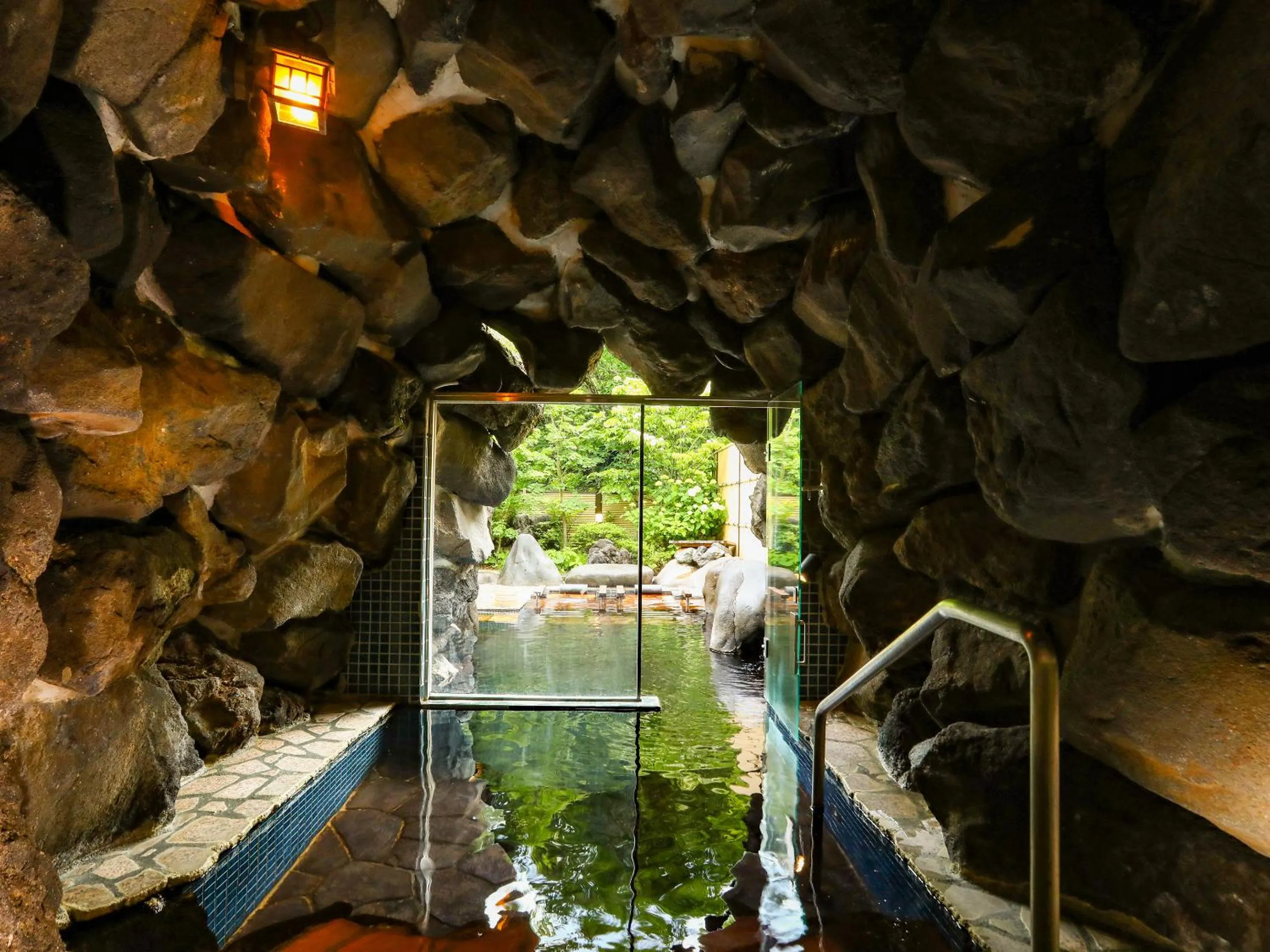 Open Air Bath in Keiryuso Siorie
