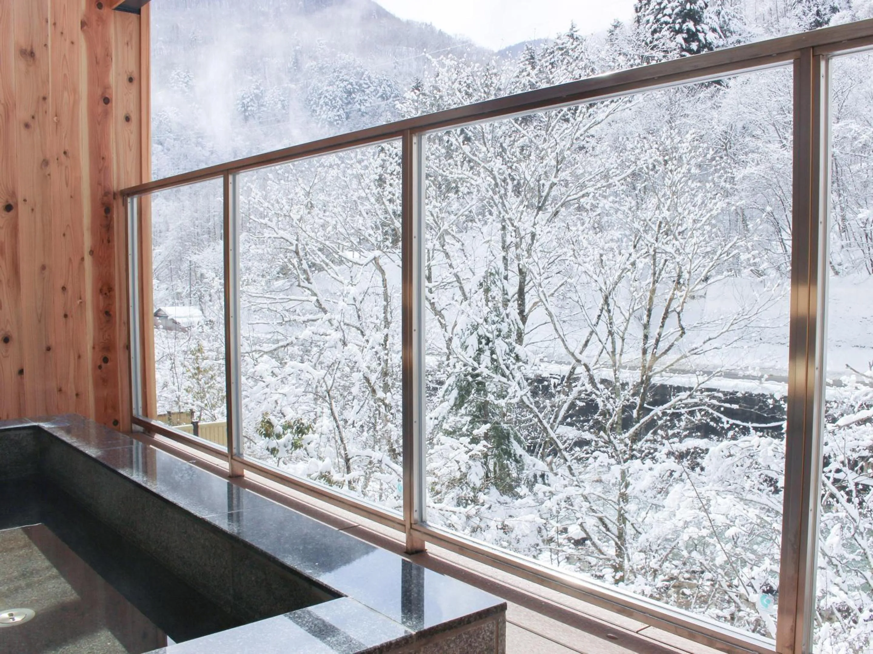 Open Air Bath in Keiryuso Siorie