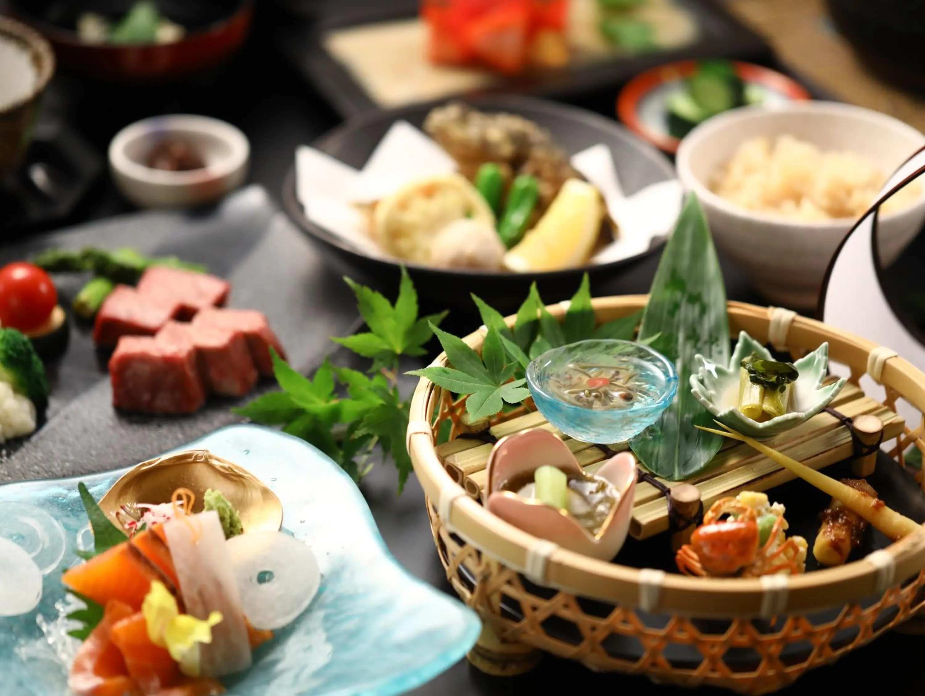 Dinner in Keiryuso Siorie