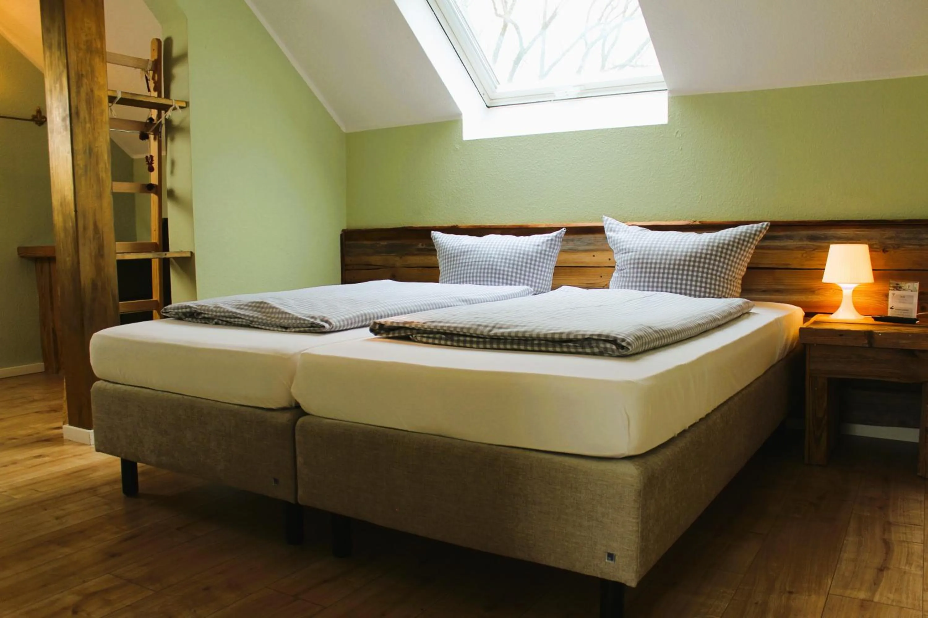 Photo of the whole room, Bed in ARRIVEL Pension Haus am Bach