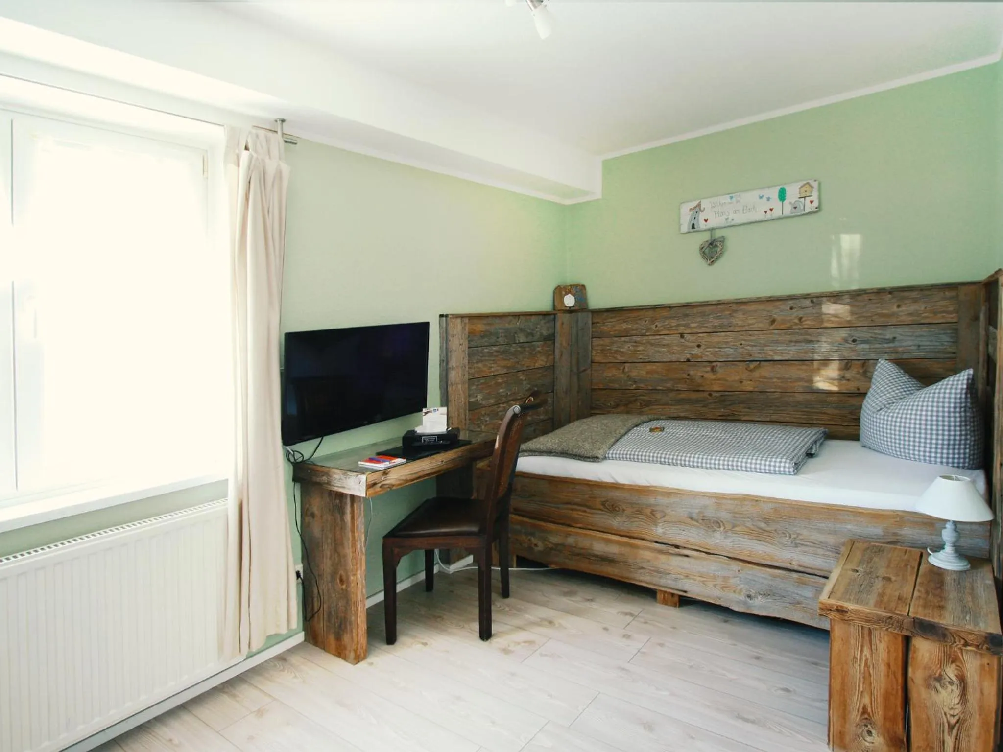 Photo of the whole room, Bed in ARRIVEL Pension Haus am Bach