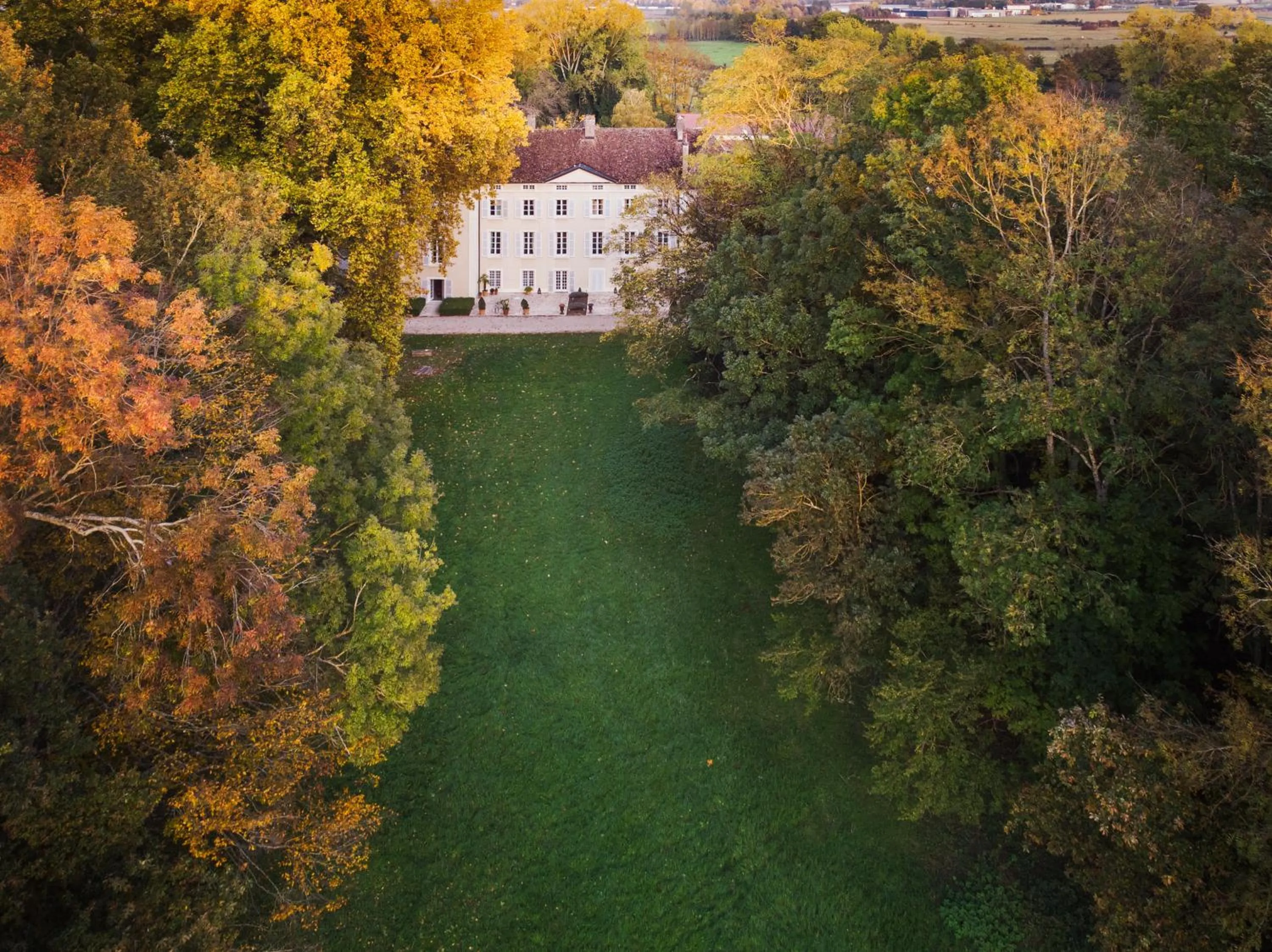 Bird's eye view in Château Armand Heitz - Domaine Armand Heitz
