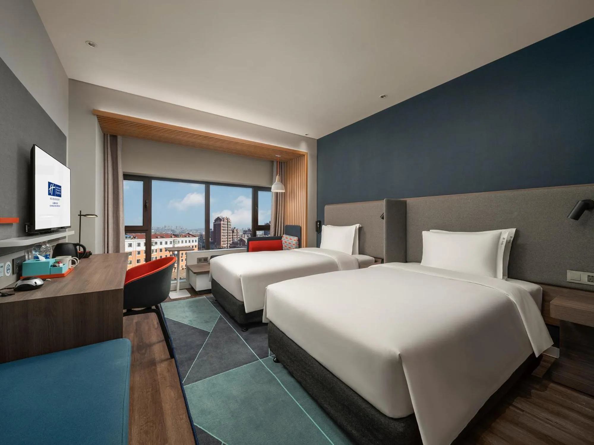 Bed in Holiday Inn Express Changchun Jingyue by IHG
