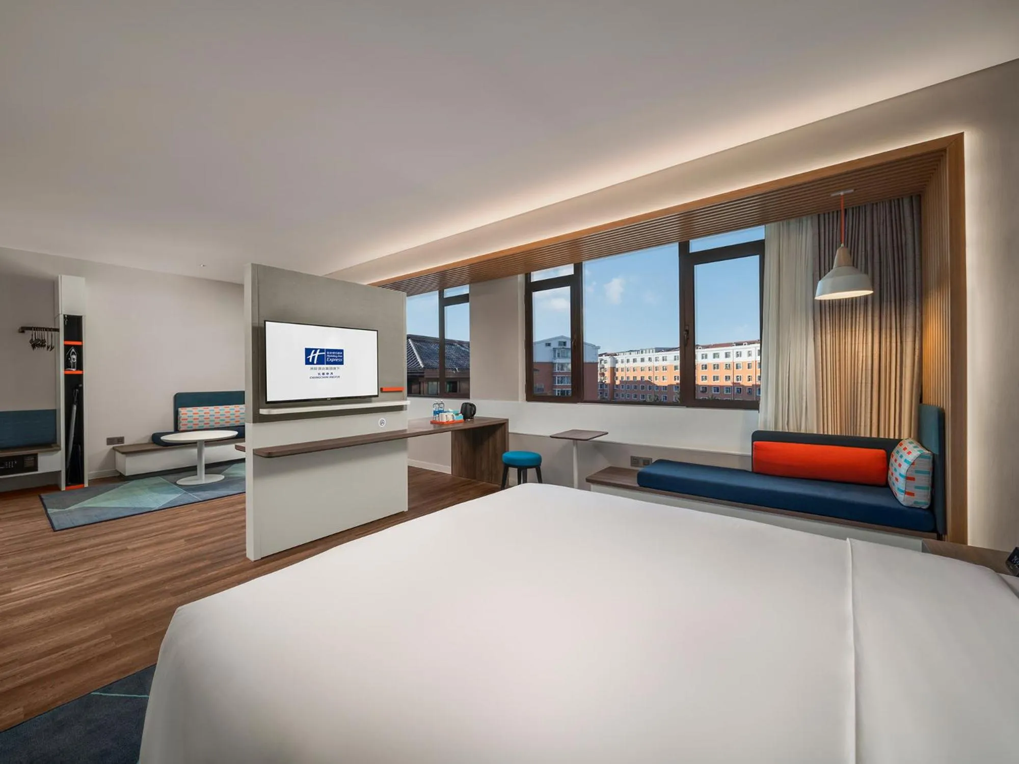 Bed in Holiday Inn Express Changchun Jingyue by IHG