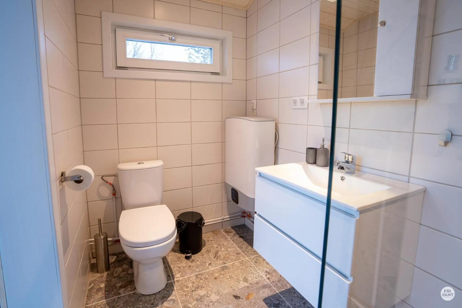Bathroom in Flatmoen Natur Lodge