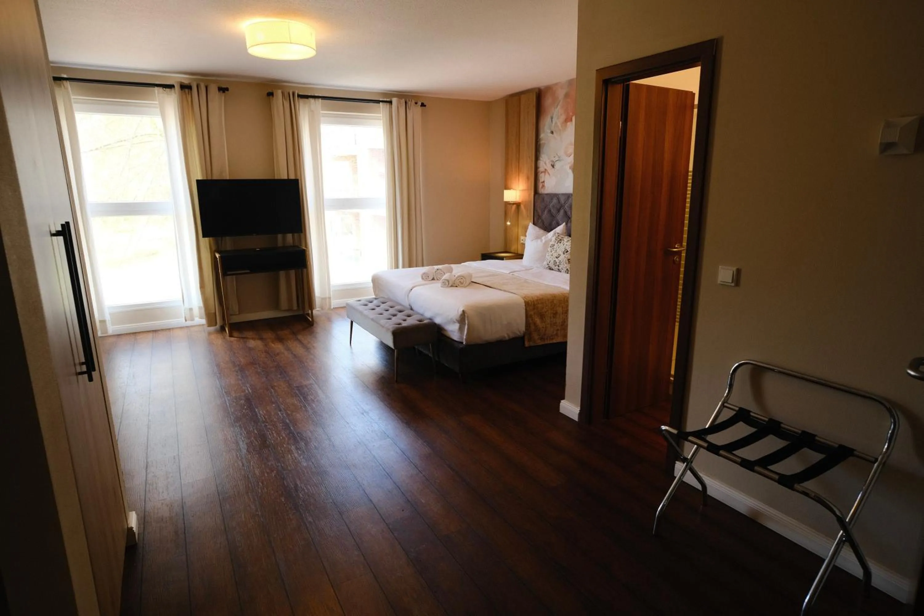 Bed in PARKHOTEL - Rosarium