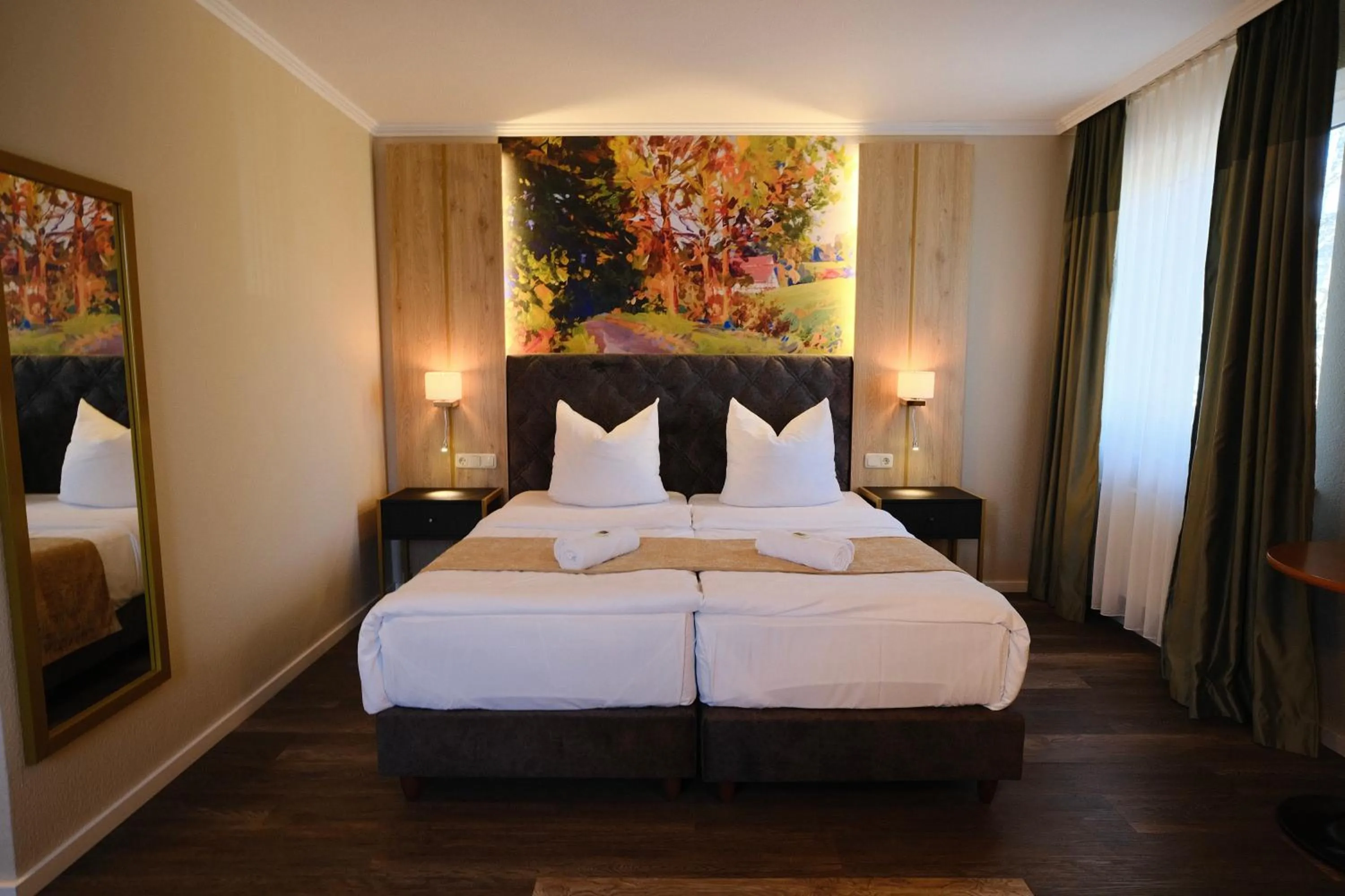 Bed in PARKHOTEL - Rosarium