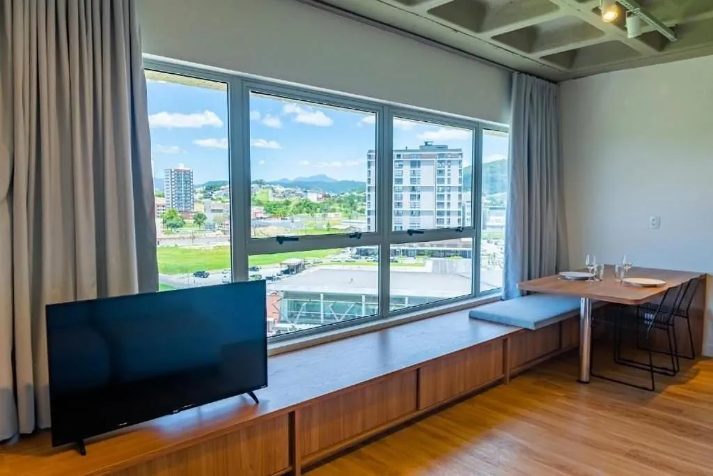 City view in Atrium Studios by Xtay - Conforto em Palhoça, a poucos metros da praia