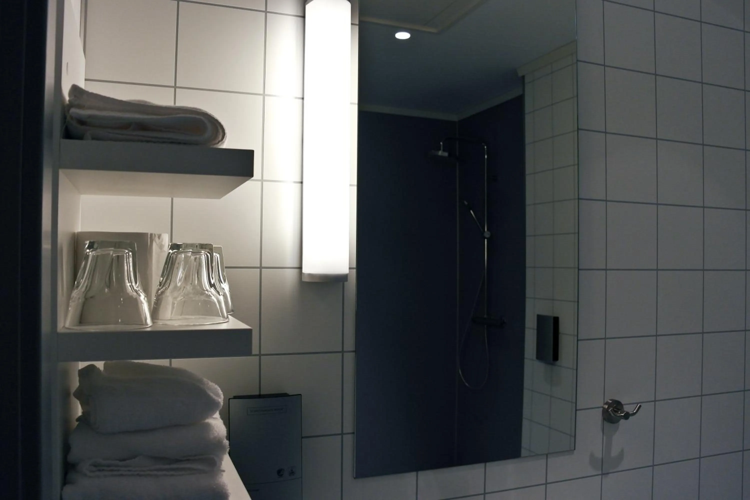 Shower in Hótel Laxá