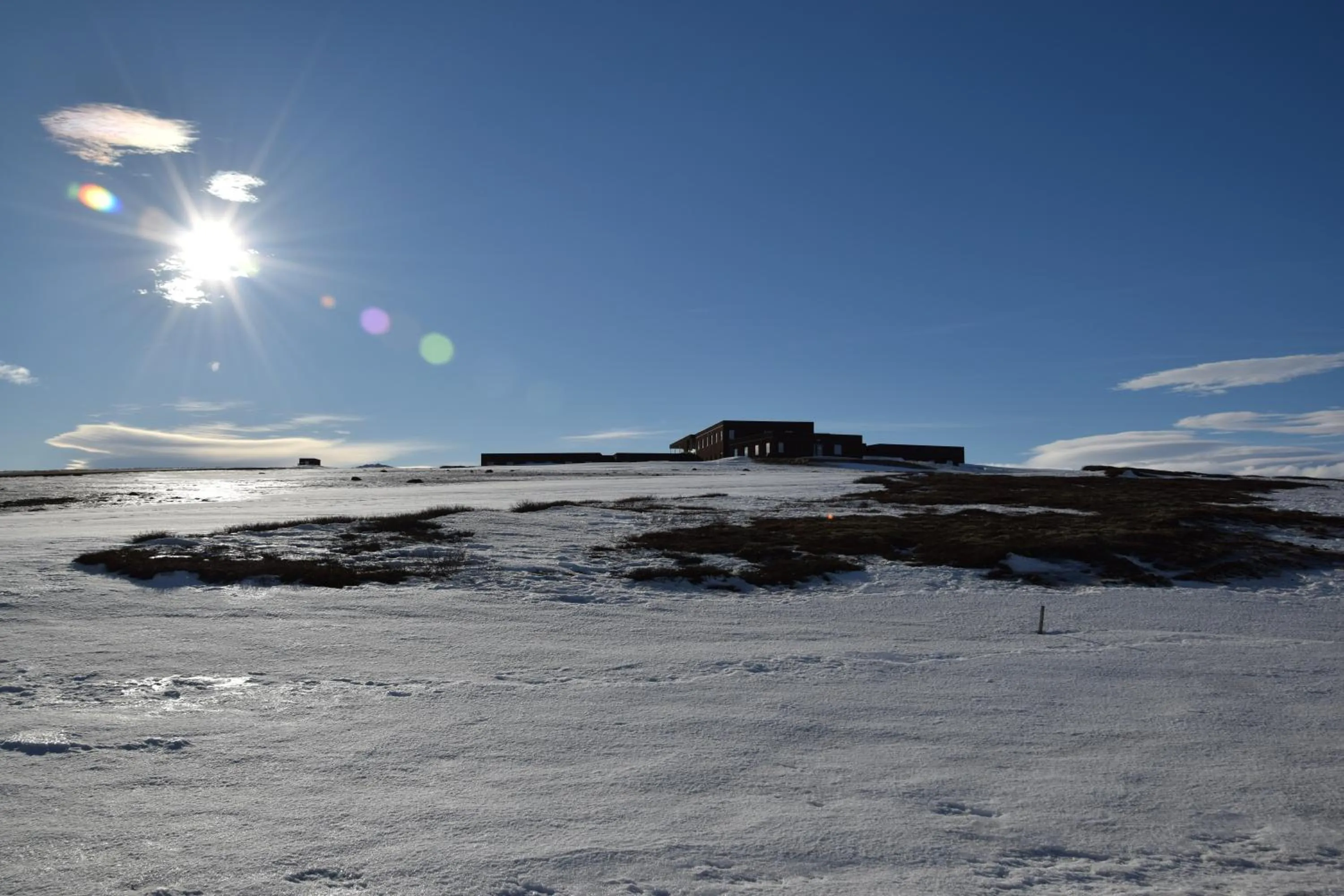 Property building in Hótel Laxá