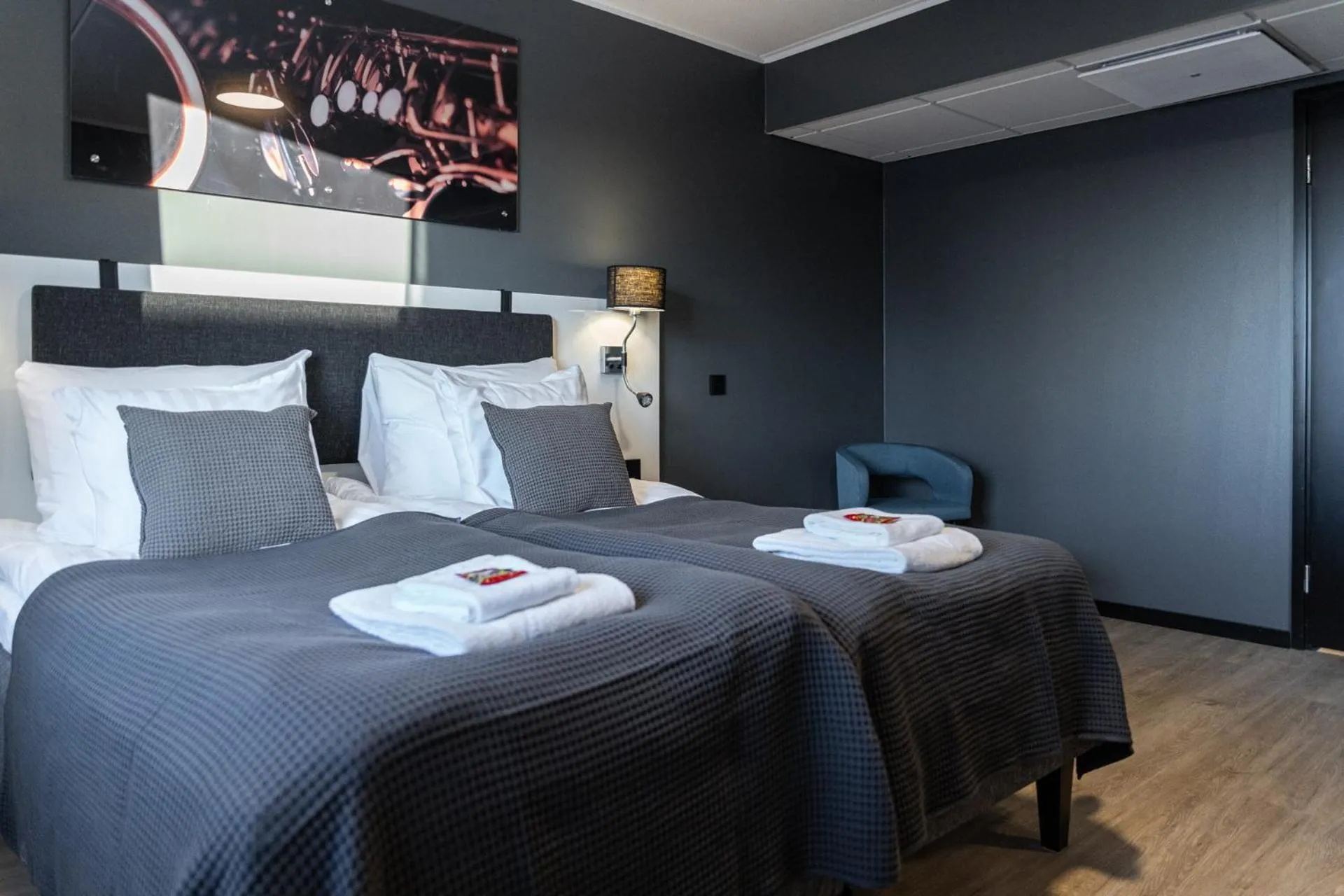 Bed in Hotelli Sointu by UHANDA