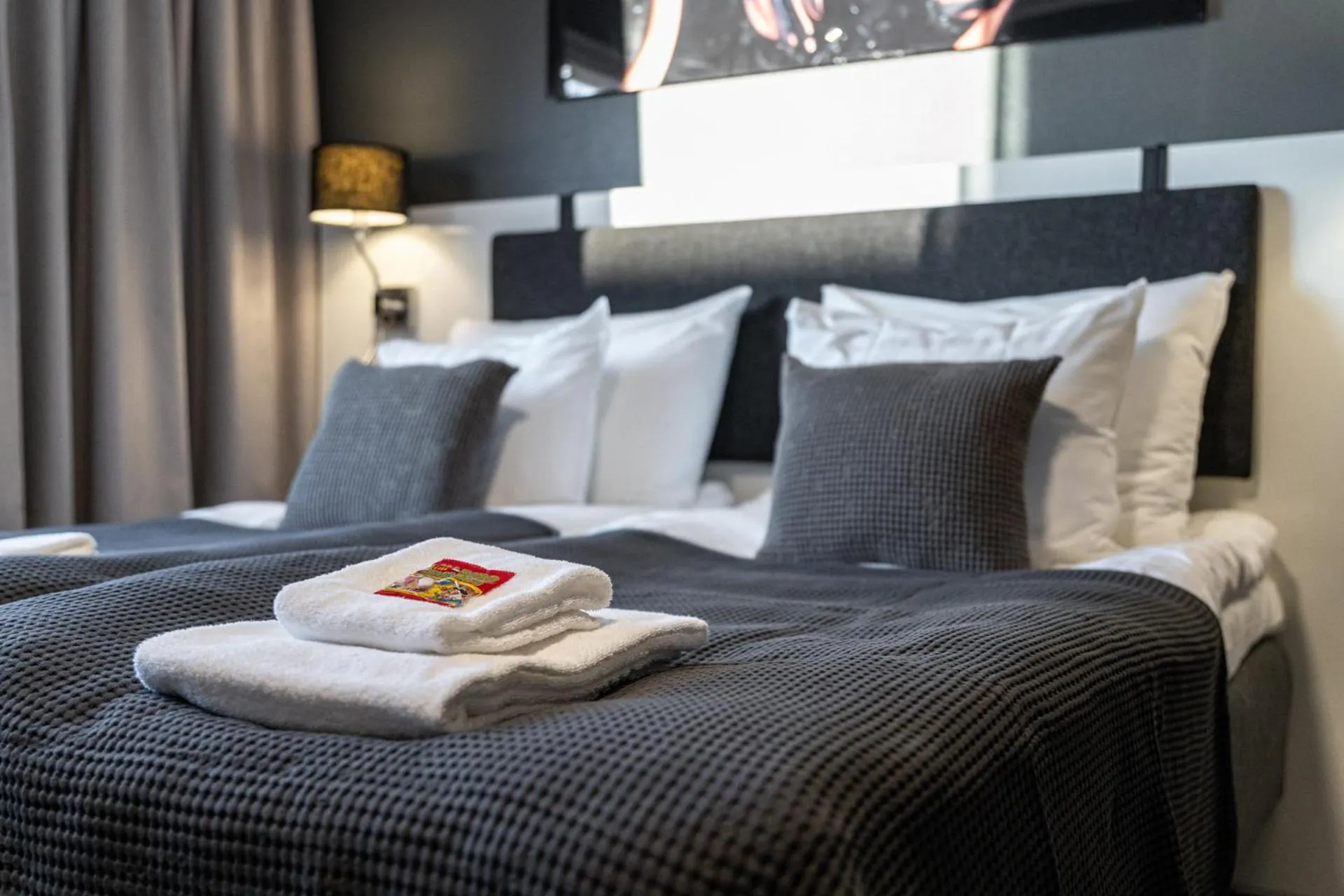 Bed in Hotelli Sointu by UHANDA