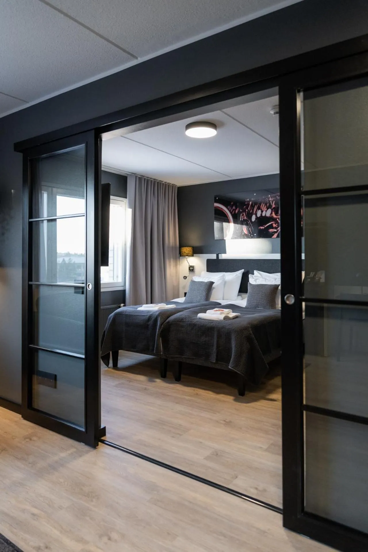 Bed in Hotelli Sointu by UHANDA