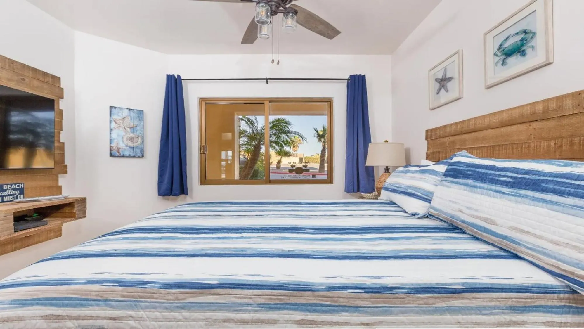 Bedroom, Bed in Ground Floor 2BR Beachfront - Steps to Pool - Princesa E104 - BeachBumCondos