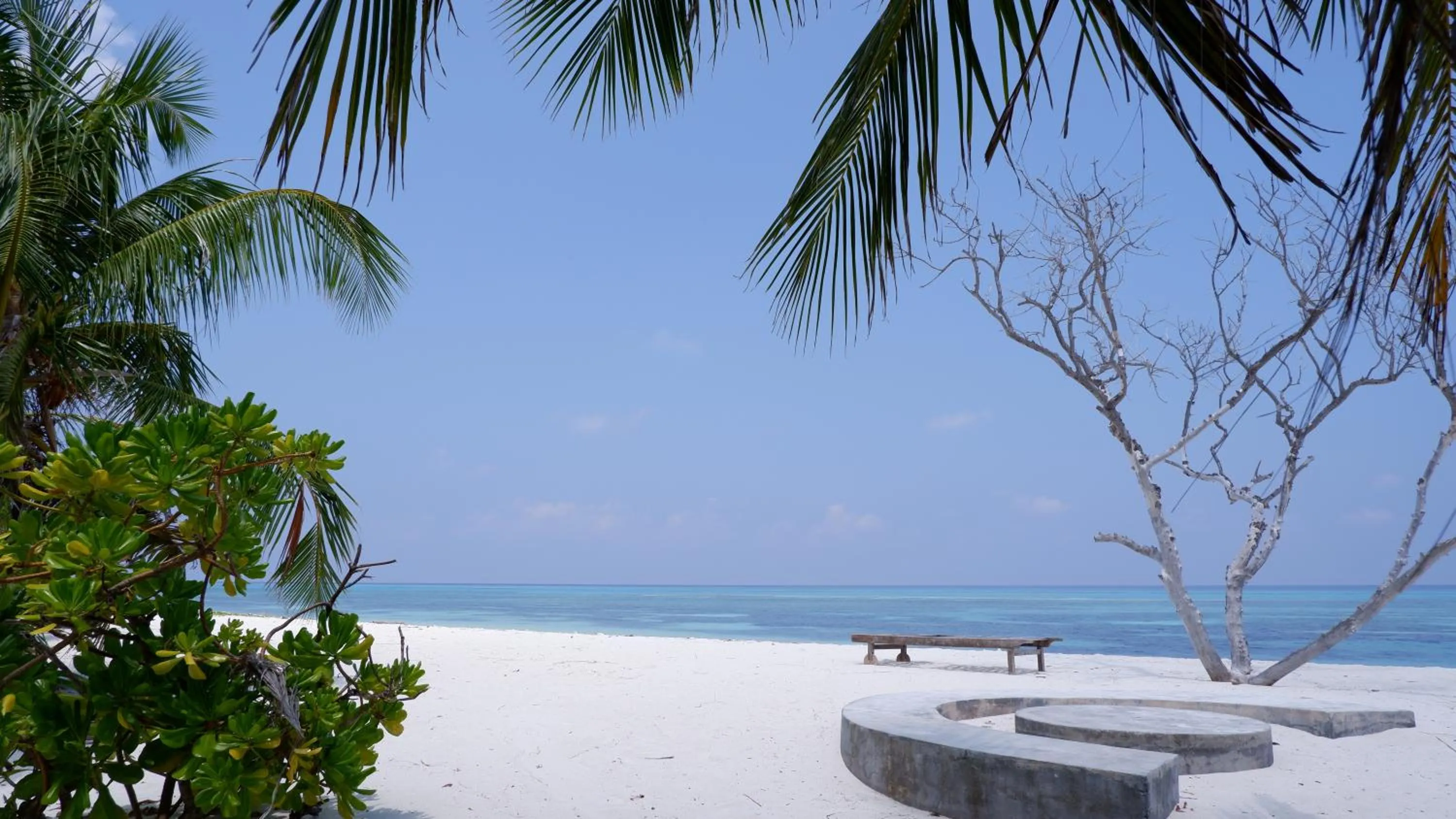 Beach in One The Island