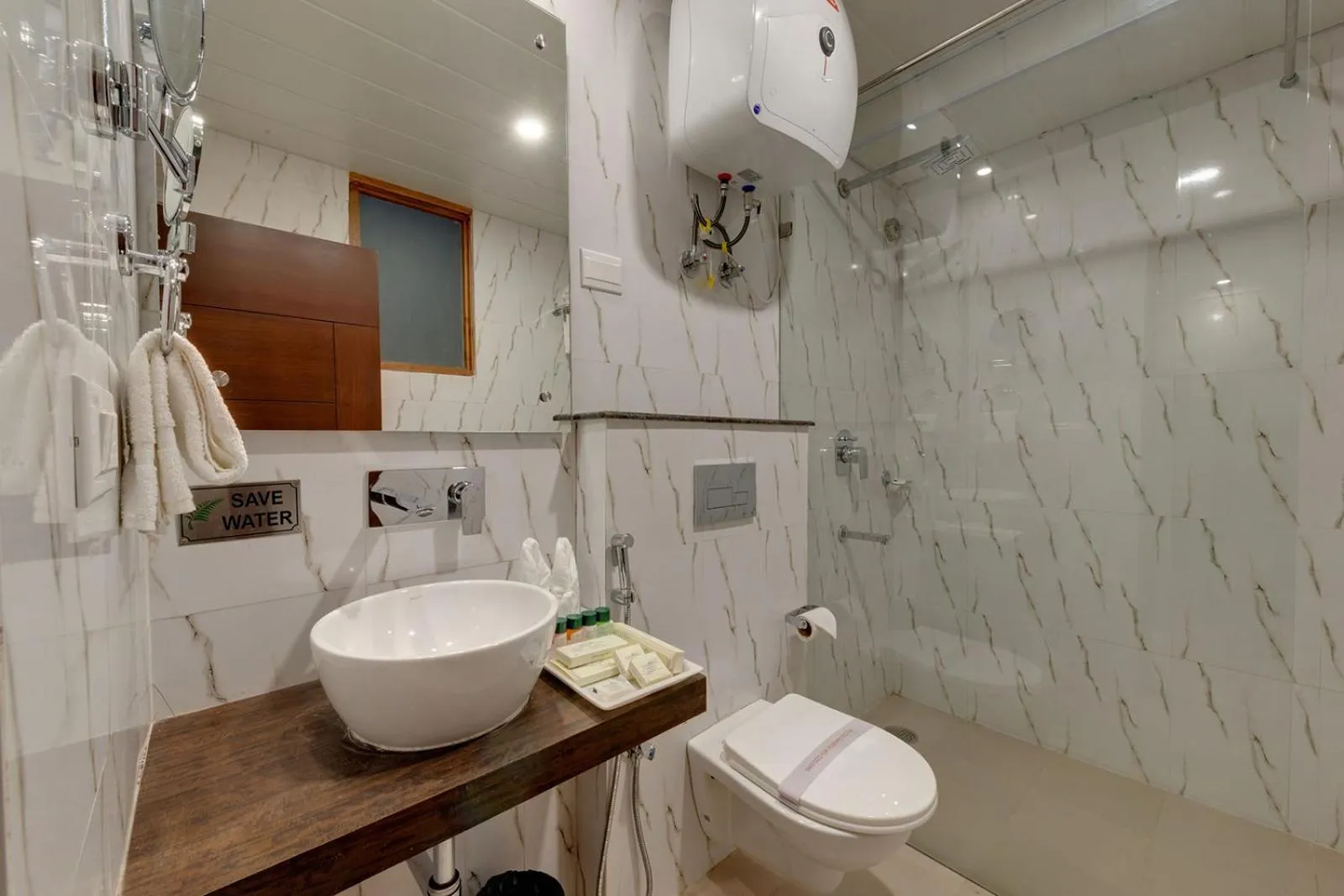 Bathroom in Regenta Place Green Leaf Manali- A Centrally Heated Resort