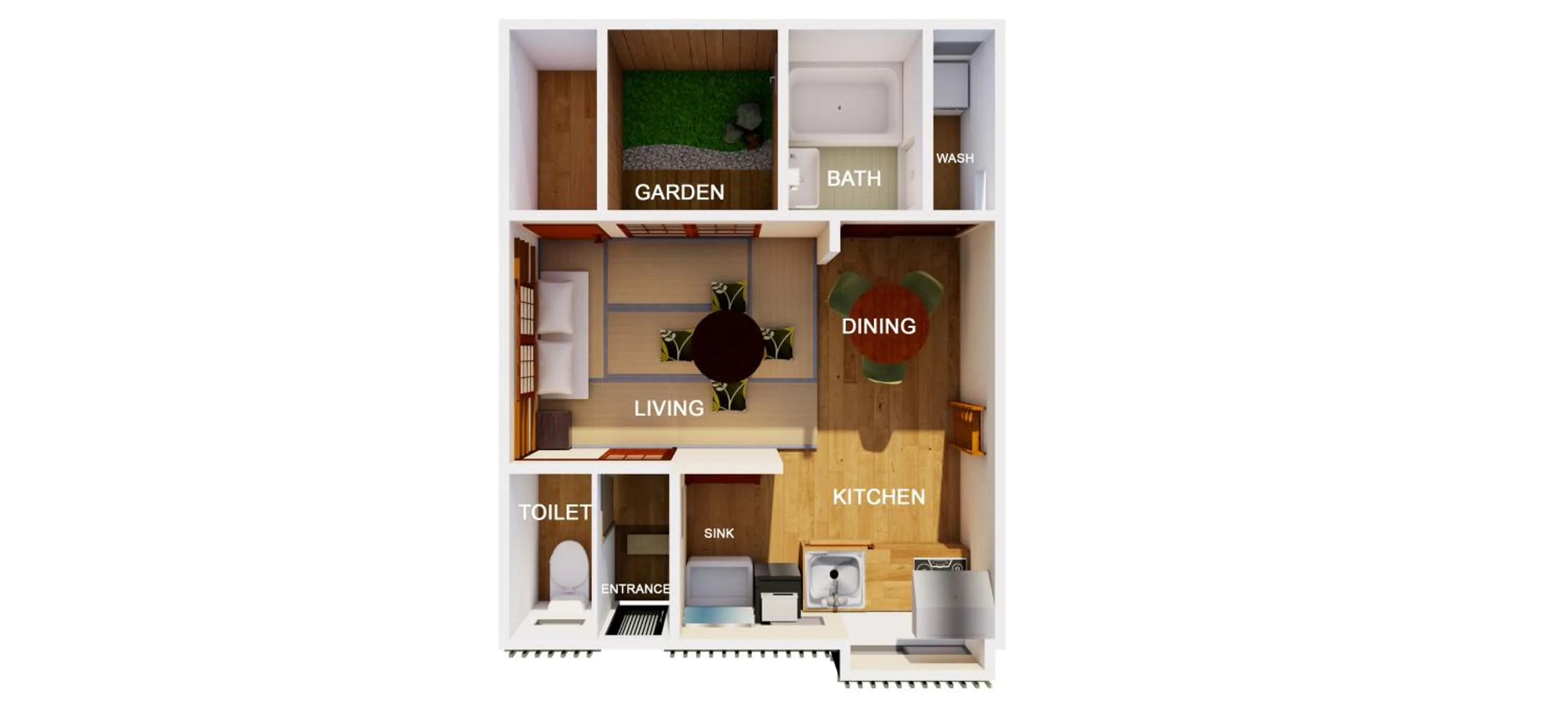Floor plan in Shiki Homes SEN