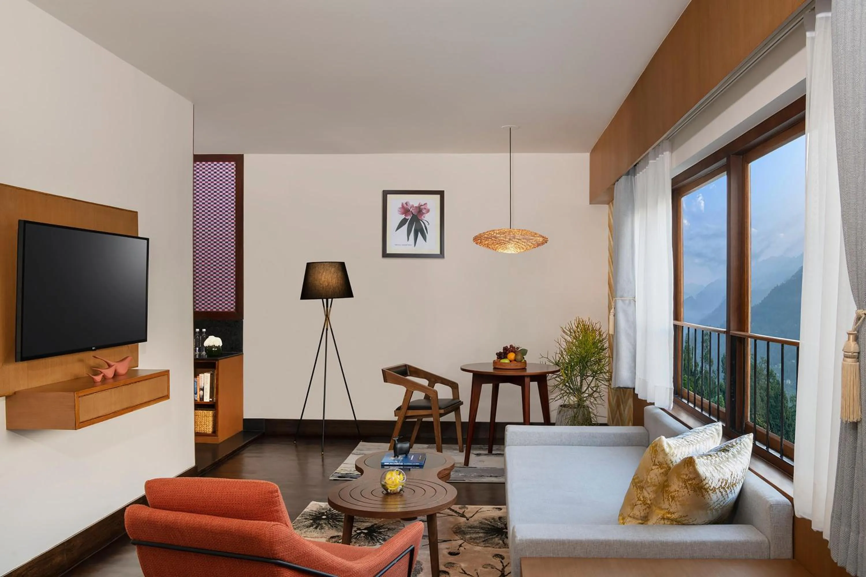 Living room in Vivanta Sikkim Pakyong