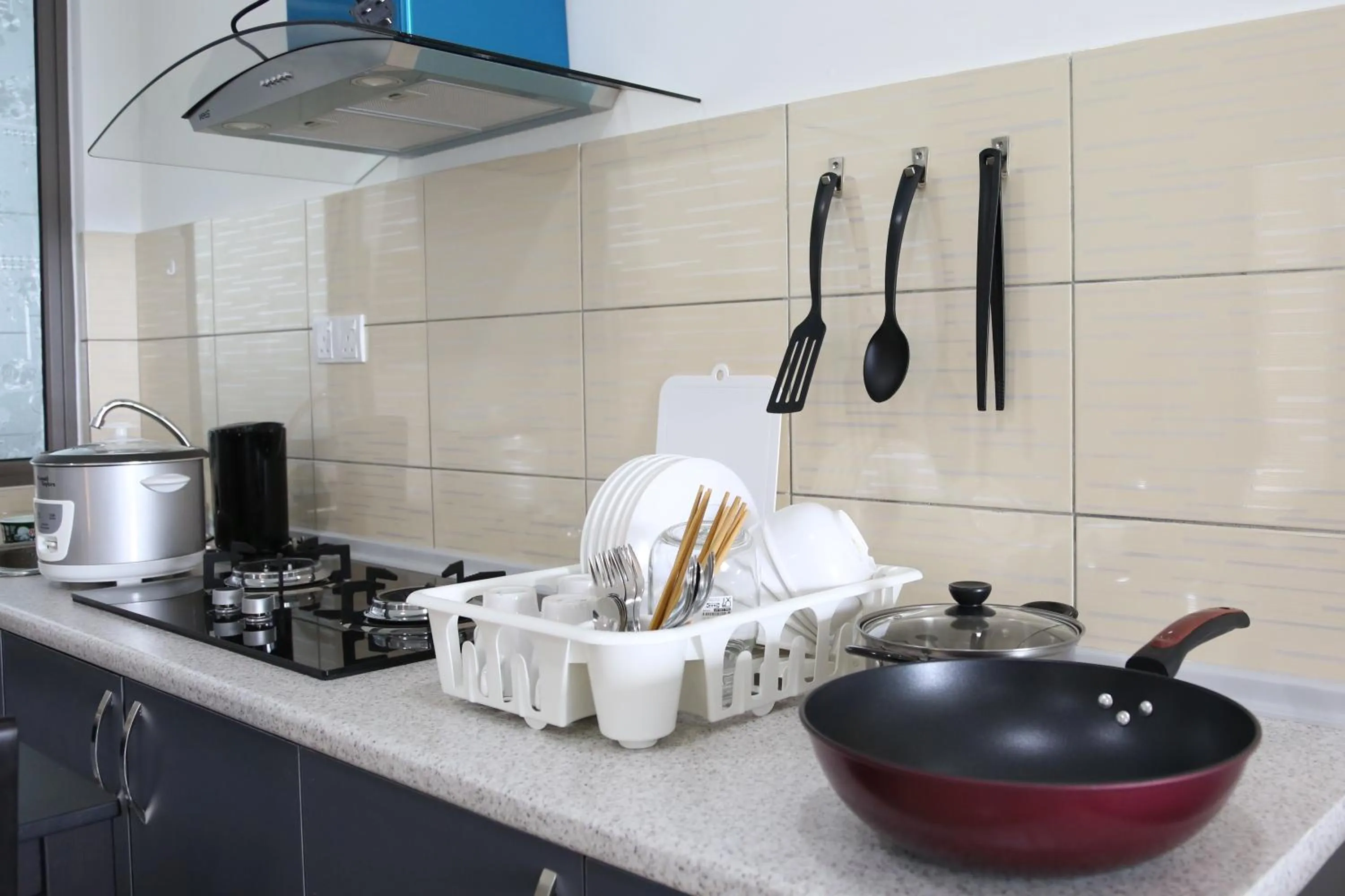 Kitchen or kitchenette in PLAY at Palas Horizon @ Kea Farm