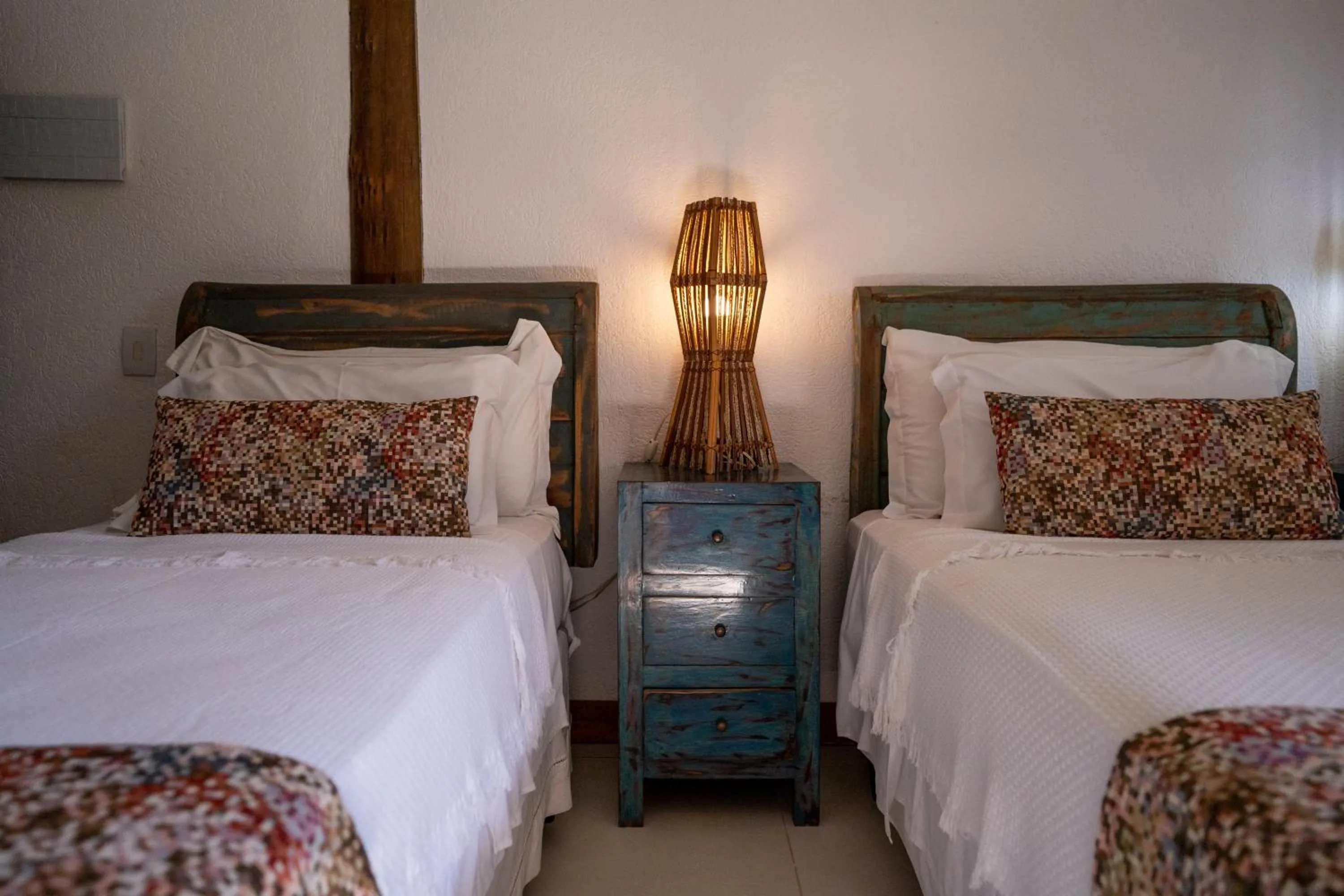 Bed in Hotel Villa Balidendê