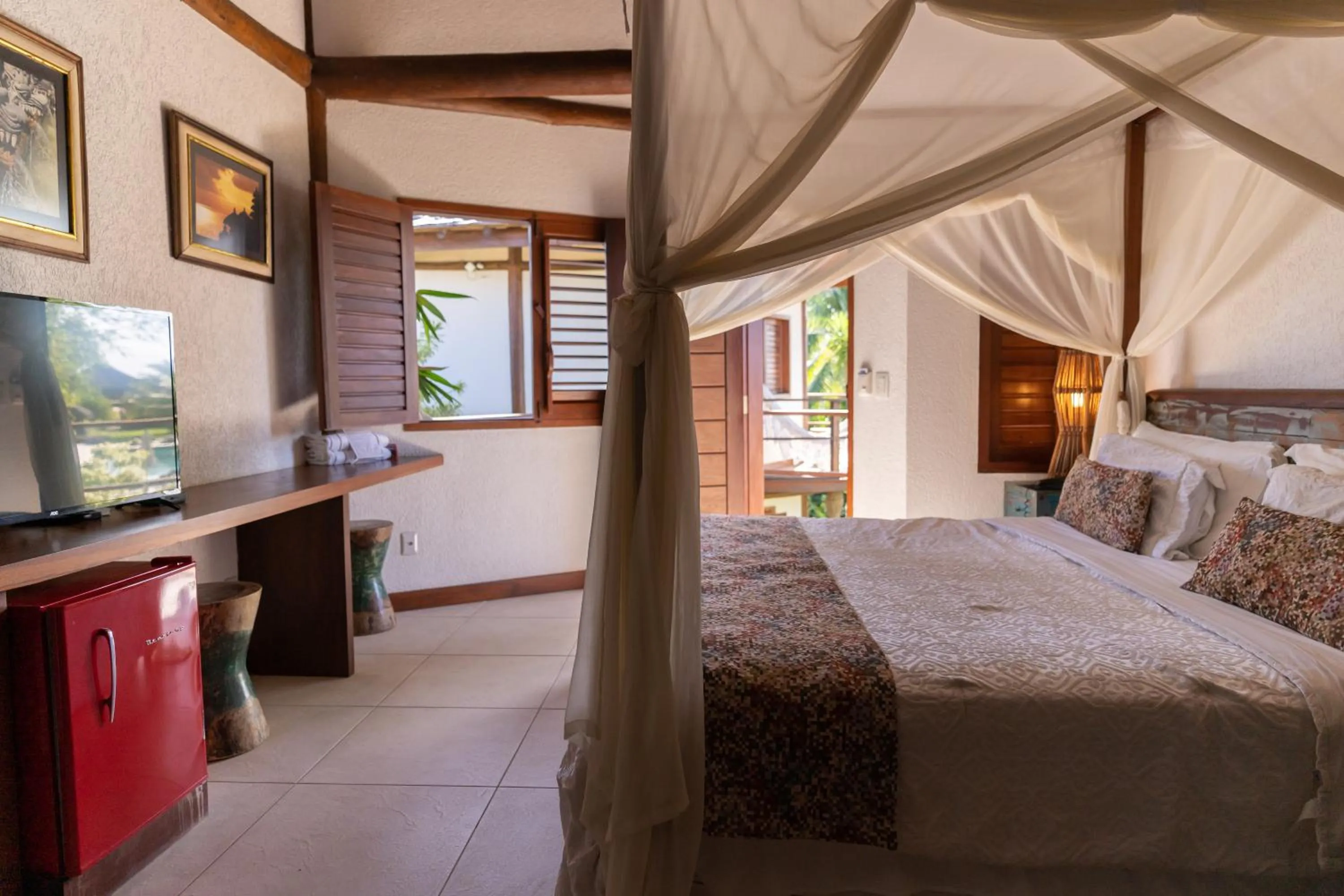 Bed in Hotel Villa Balidendê