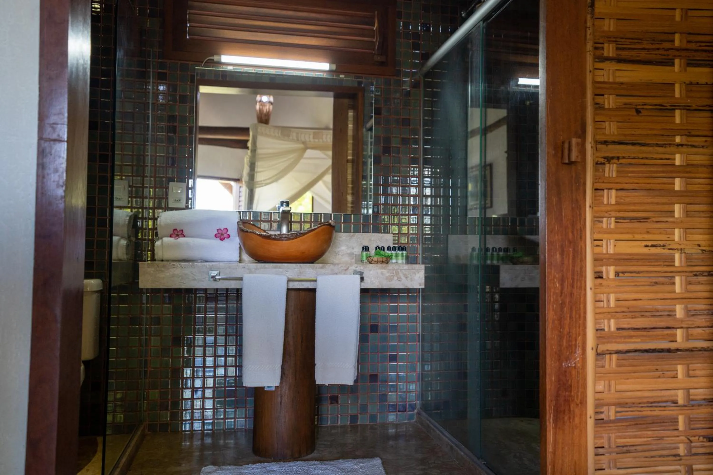 Bathroom in Hotel Villa Balidendê