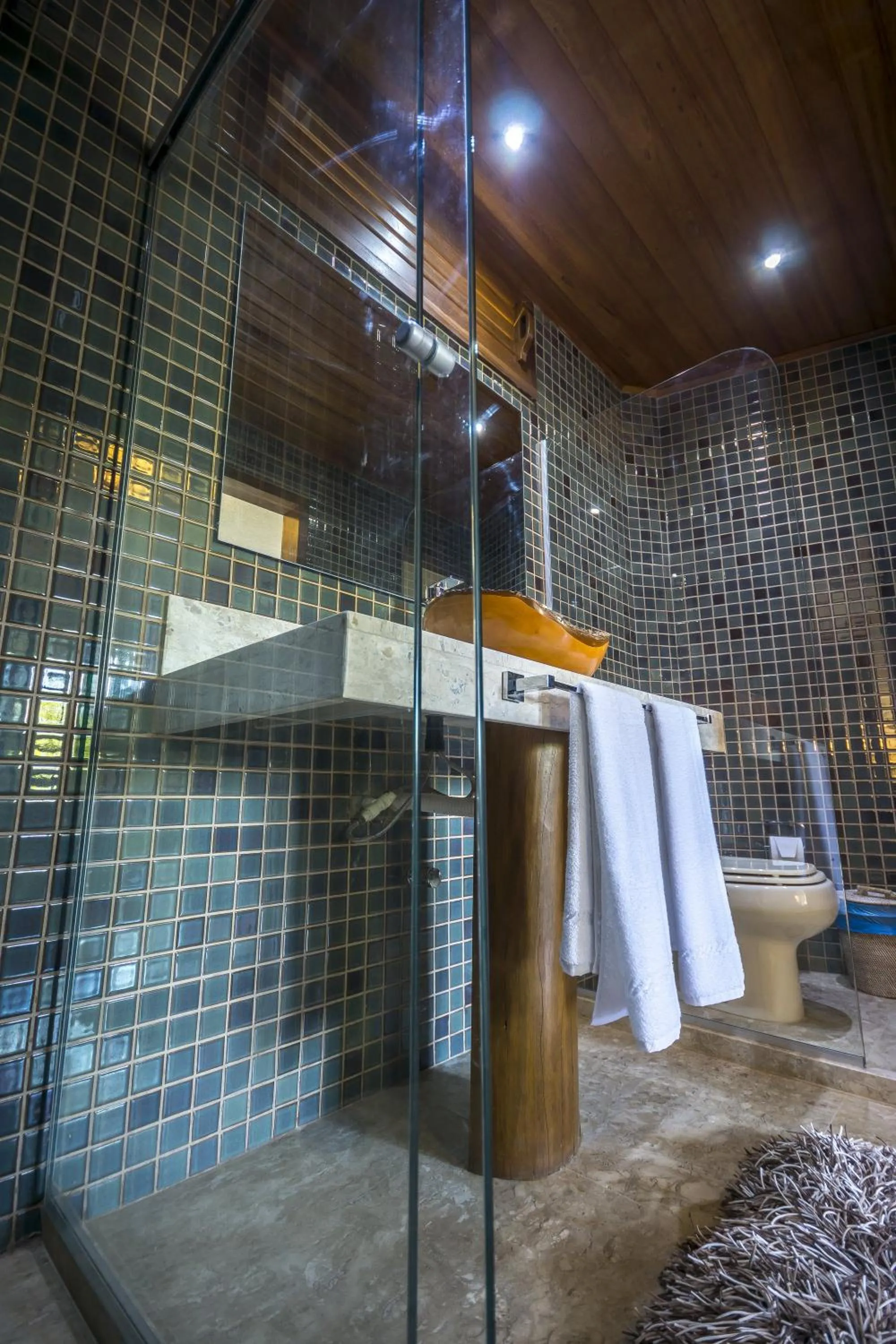 Bathroom in Hotel Villa Balidendê