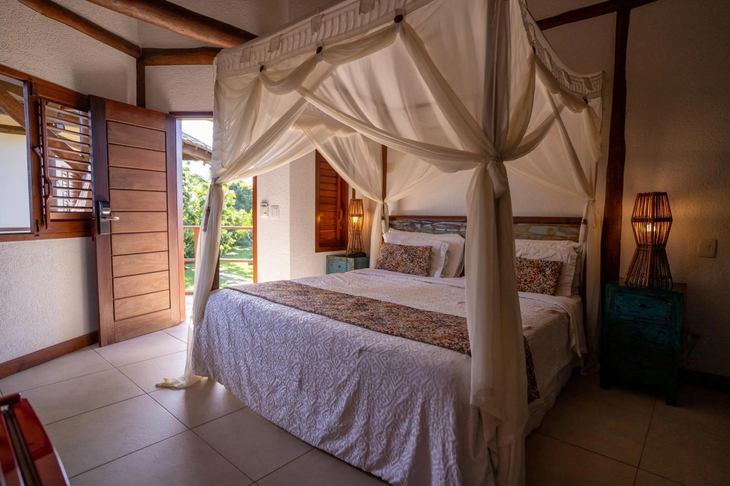 Bed in Hotel Villa Balidendê