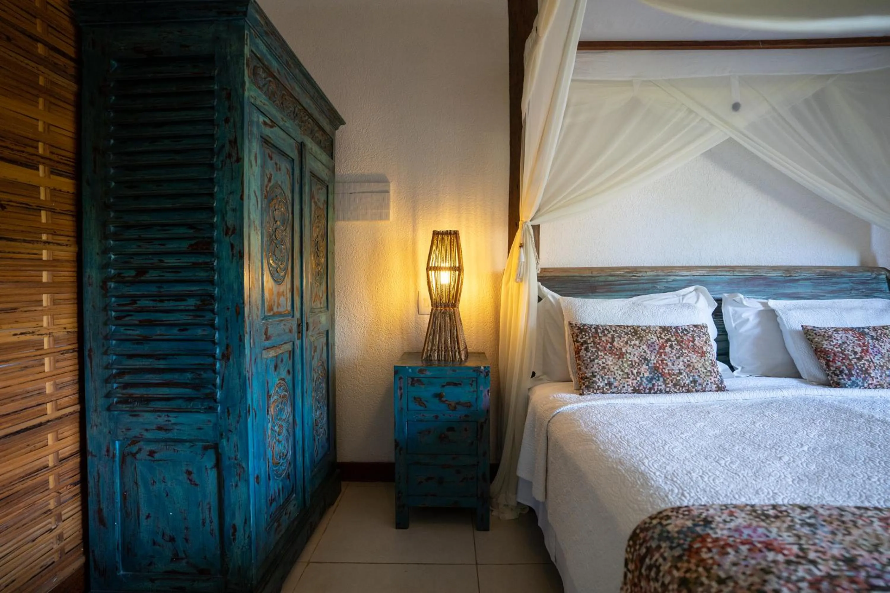 Bed in Hotel Villa Balidendê