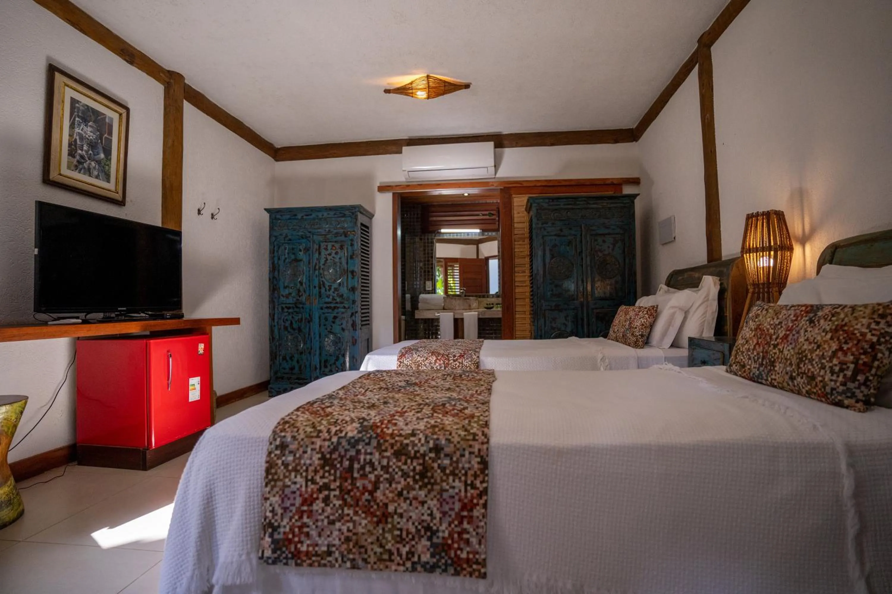 Bed in Hotel Villa Balidendê