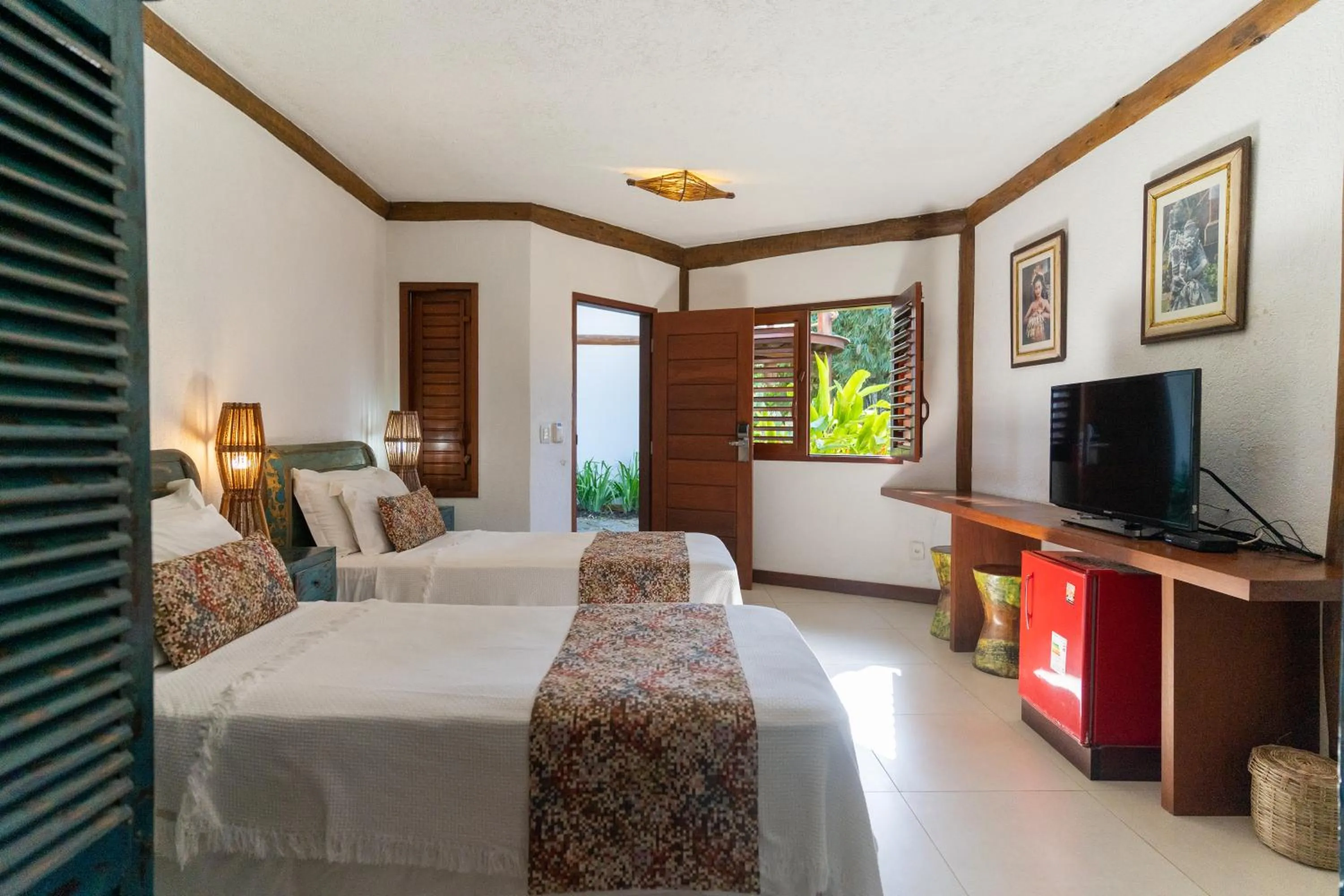 Bed in Hotel Villa Balidendê