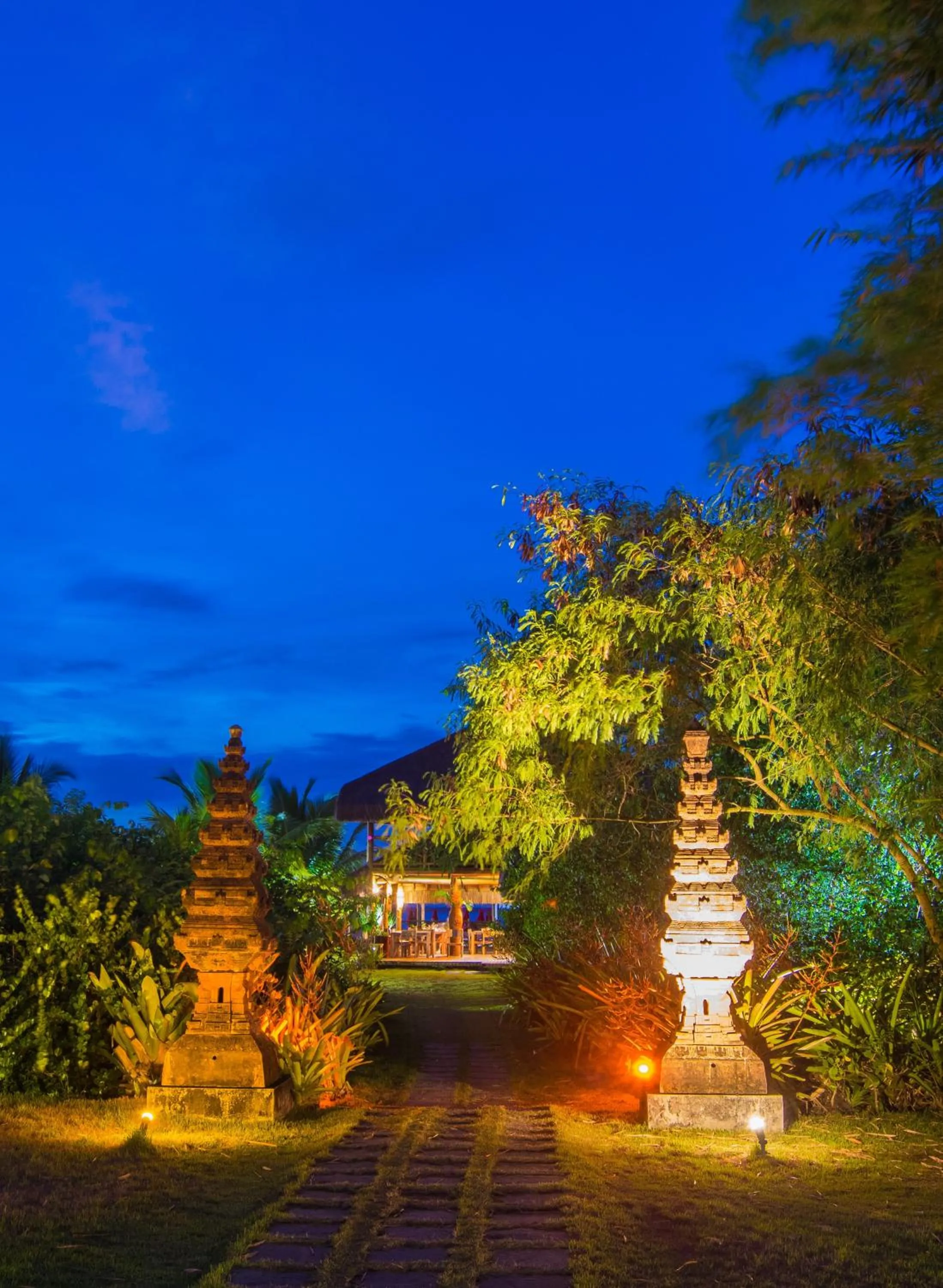 Decorative detail in Hotel Villa Balidendê