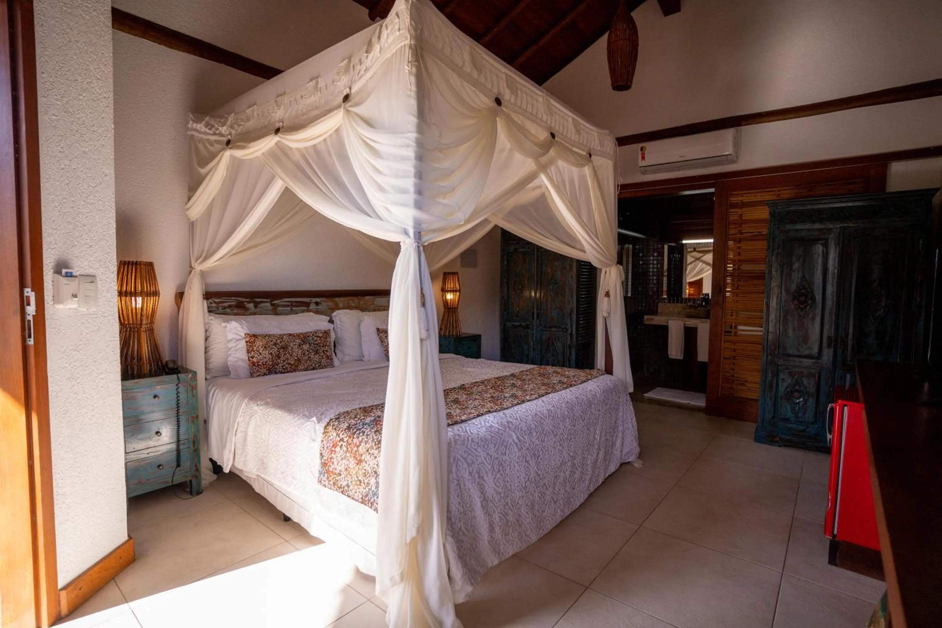 Bed in Hotel Villa Balidendê