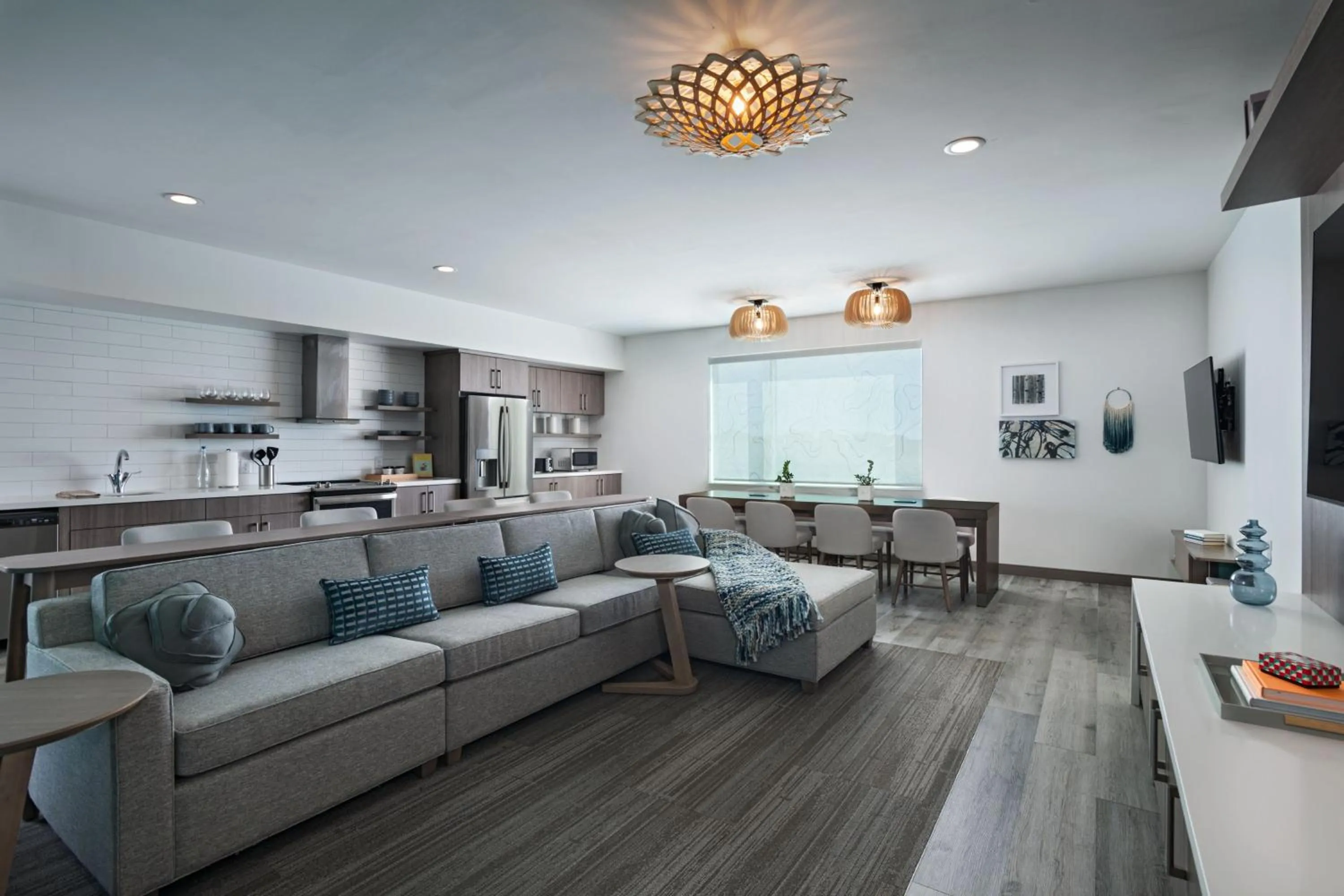 Living room in Element Waco