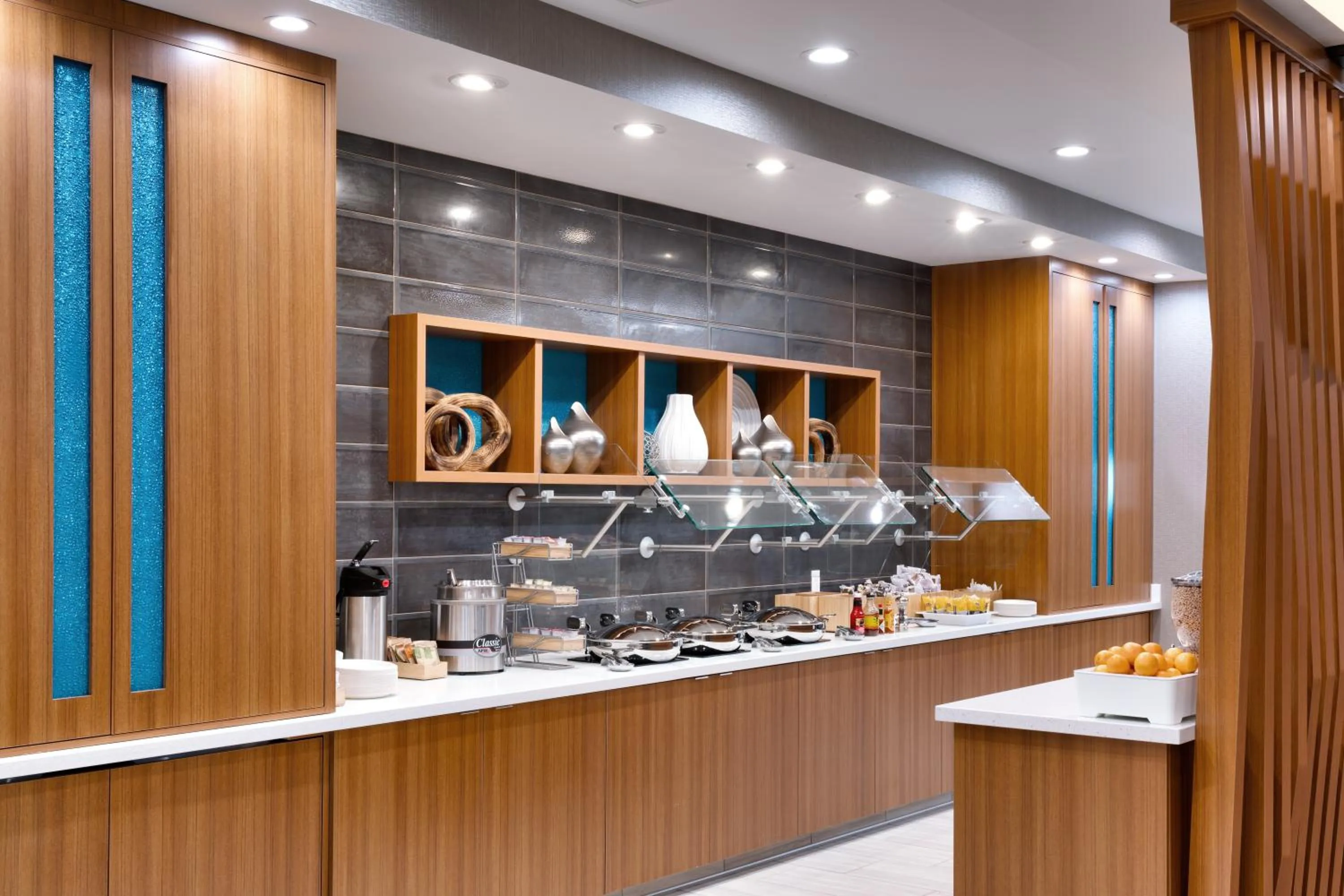Buffet breakfast in SpringHill Suites by Marriott Cottonwood