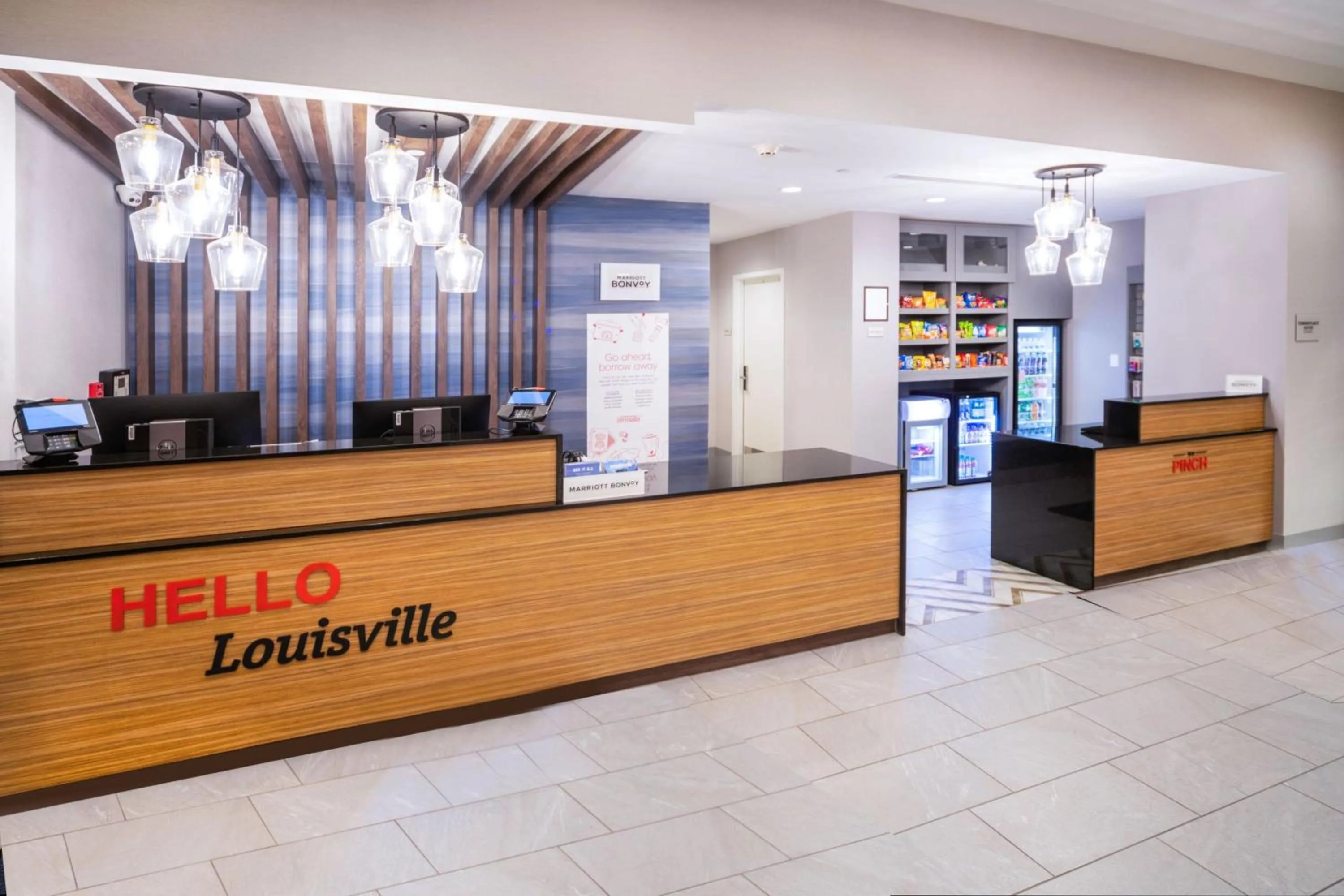 Lobby or reception in TownePlace Suites by Marriott Louisville Downtown