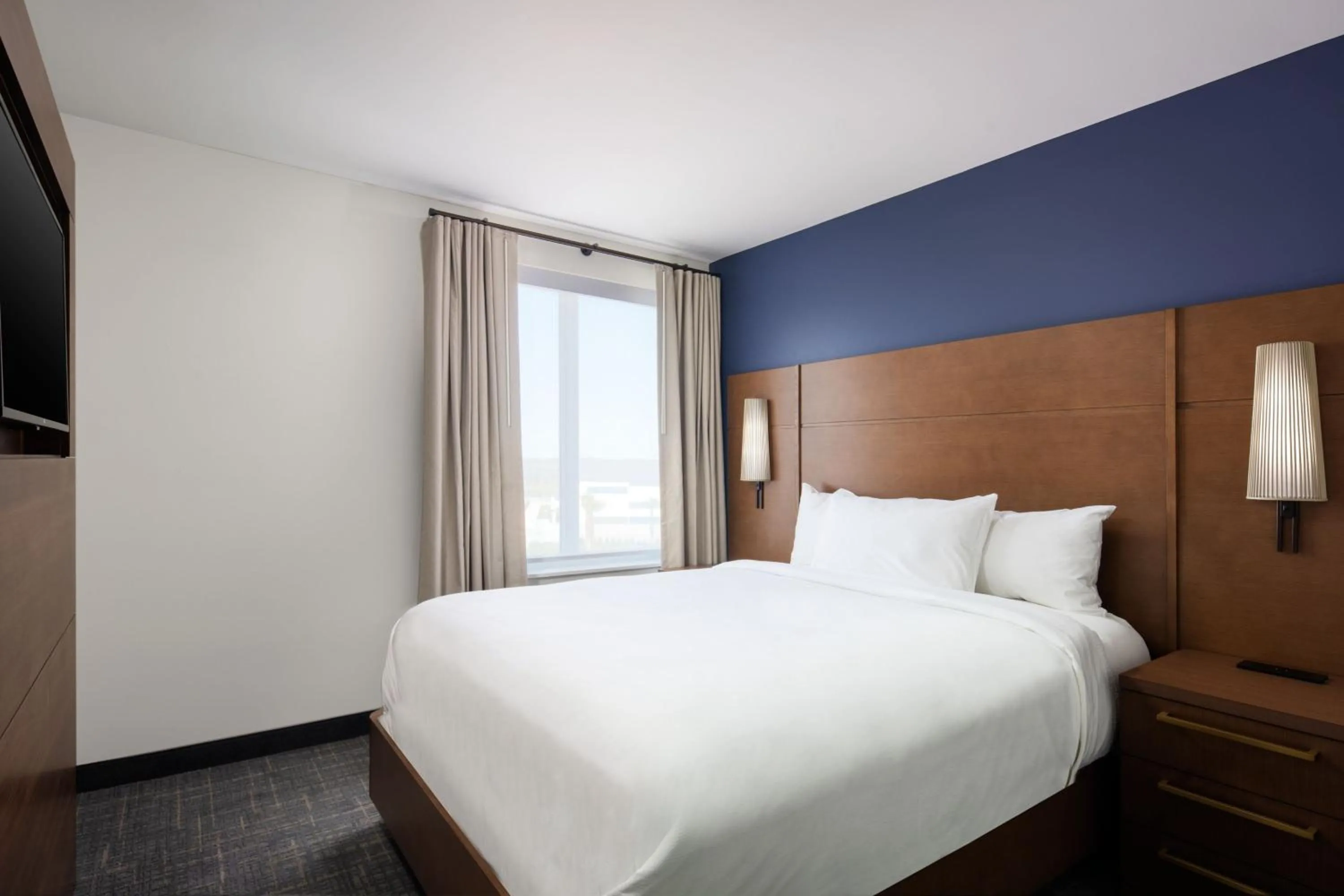 Bedroom, Bed in Residence Inn by Marriott Tampa Wesley Chapel